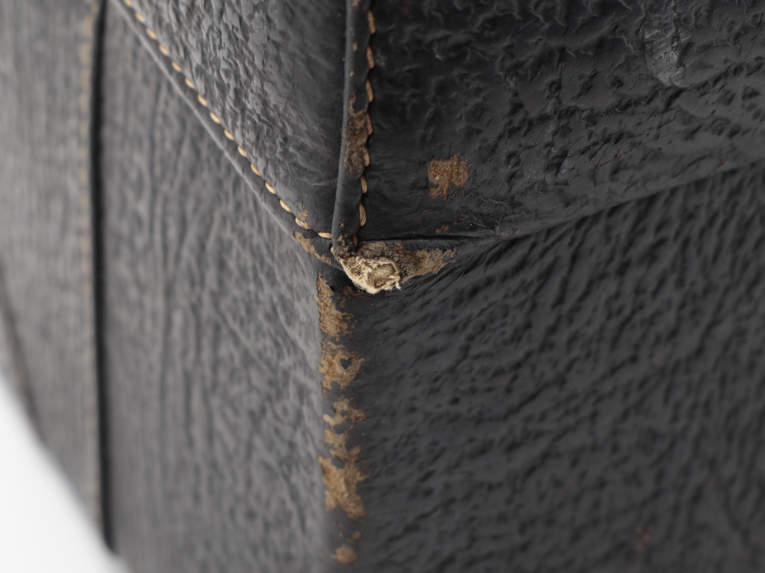 Schell Leather Company "Emdee" Doctor Bag in Top Grain Cowhide, Mid-20th Century