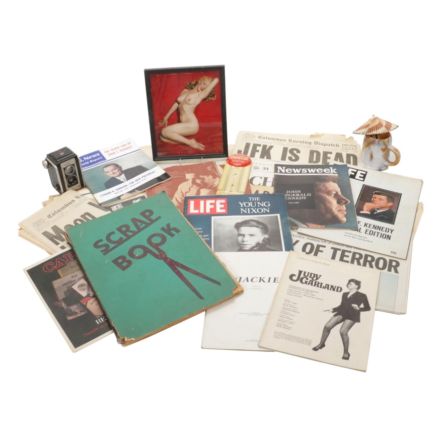 Newspaper Clippings, Magazines and Other Historic Memorabilia