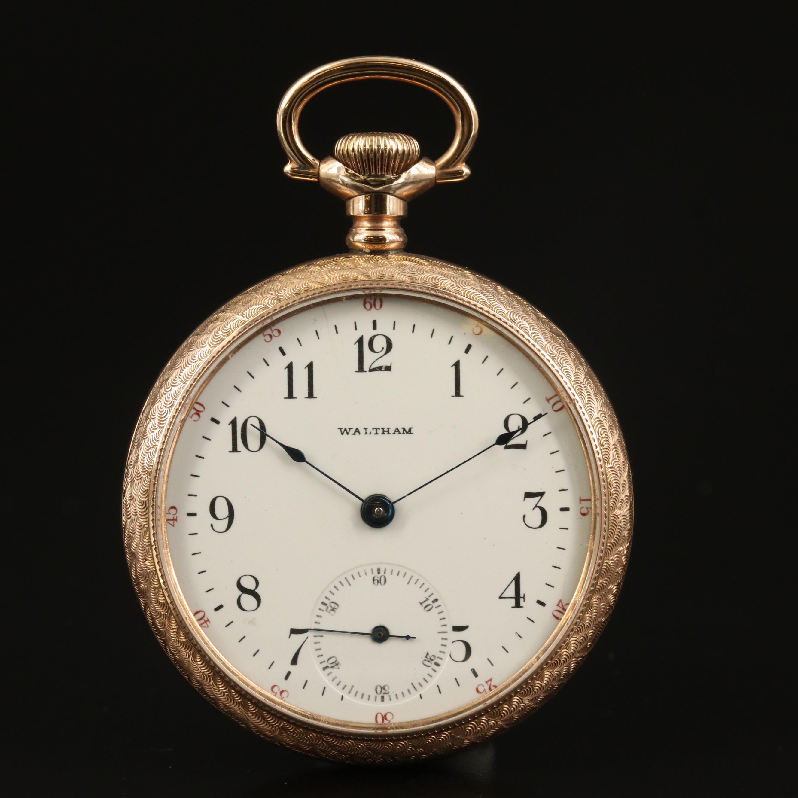 1918 Waltham Railroad Grade Pocket Watch