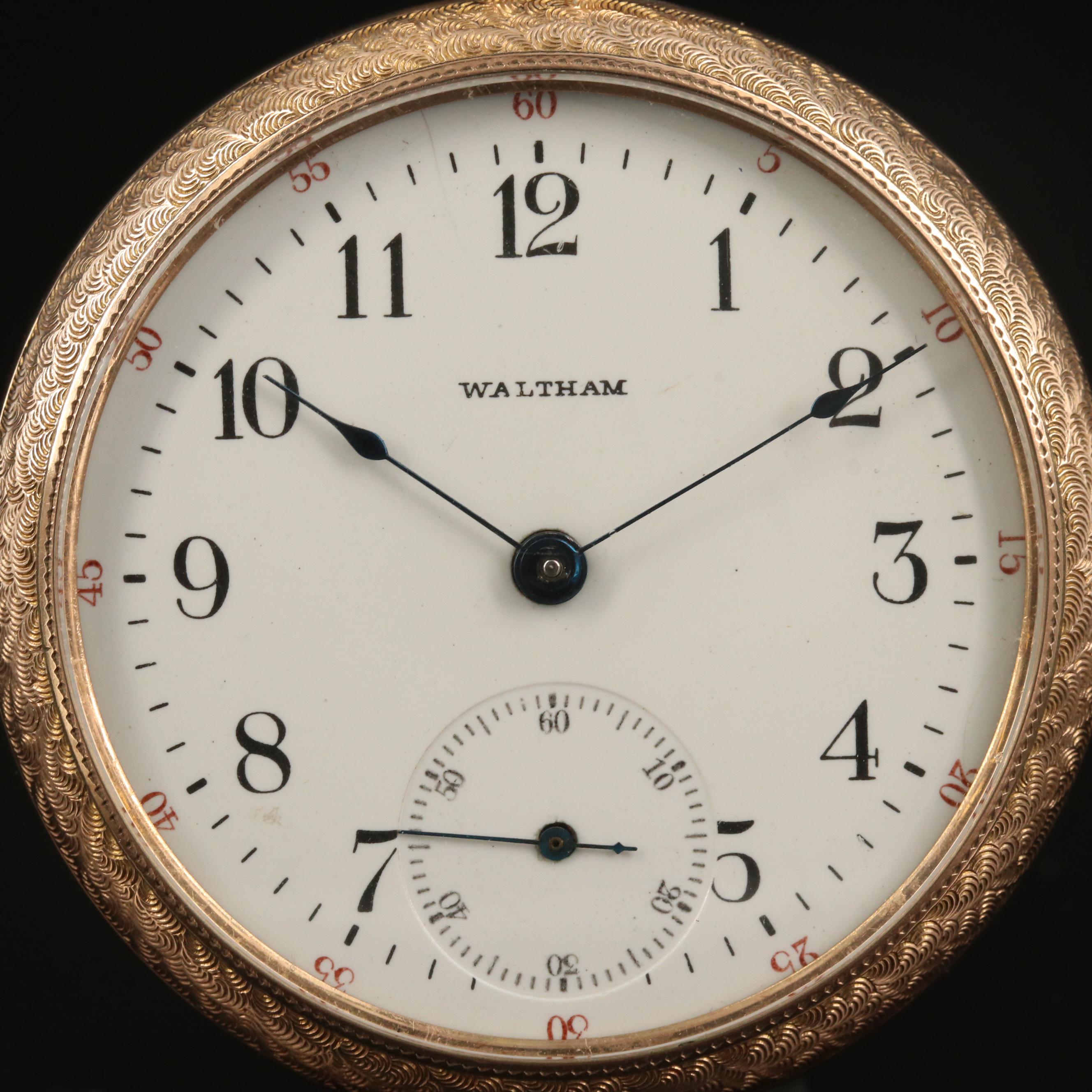 1918 Waltham Railroad Grade Pocket Watch