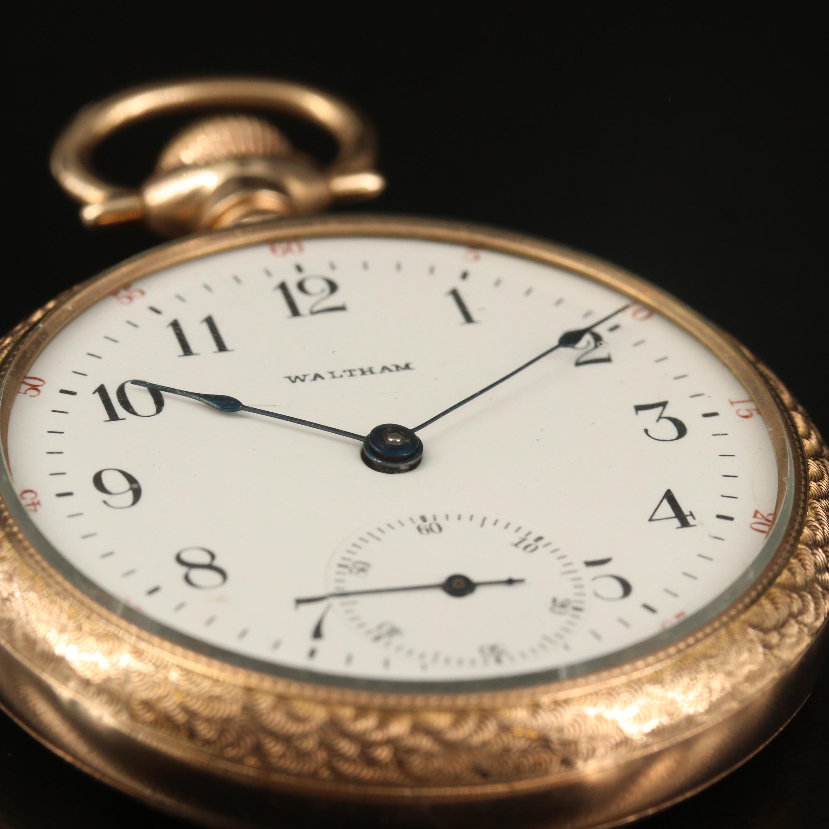 1918 Waltham Railroad Grade Pocket Watch