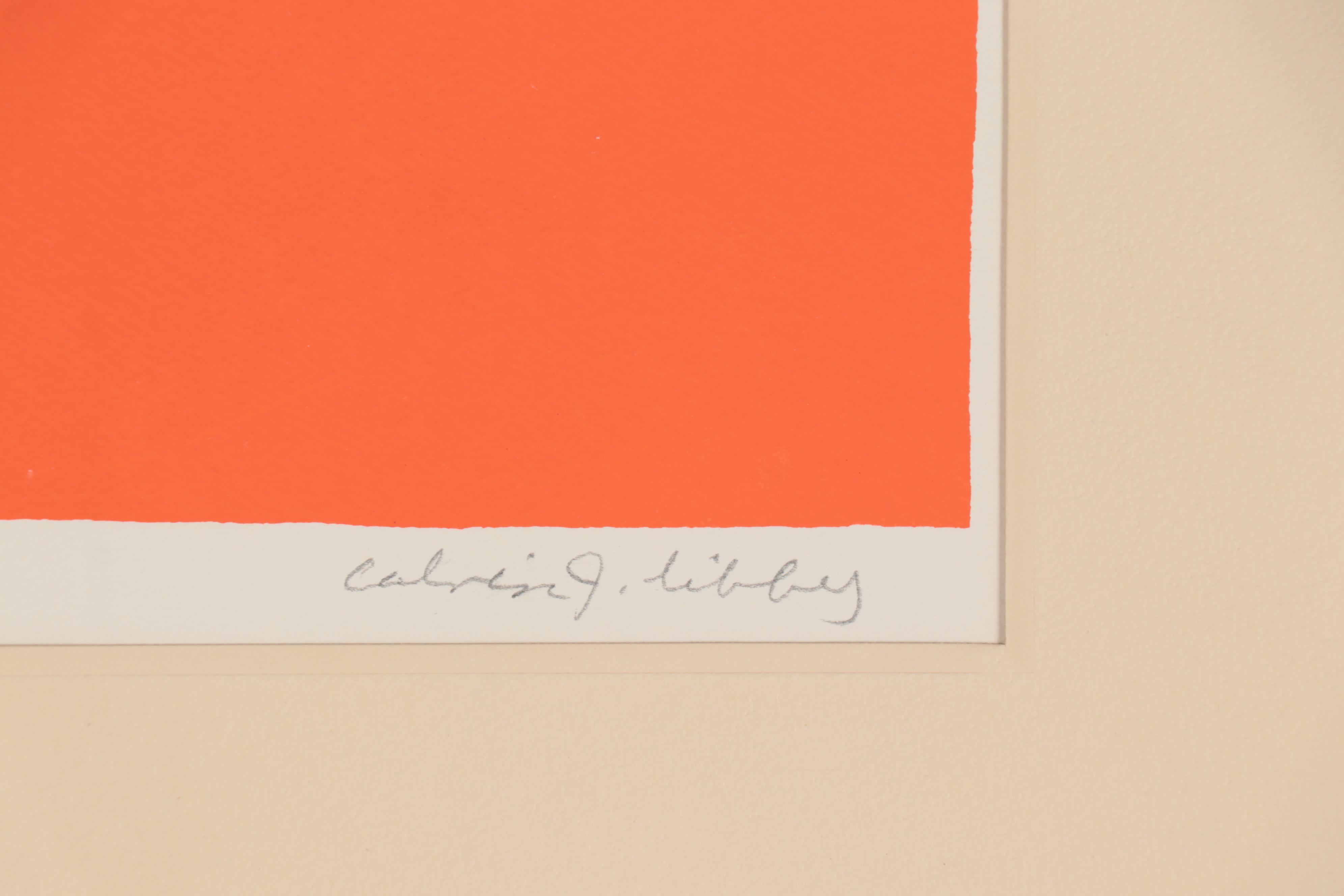 Calvin J. Libby Abstract and Floral Serigraphs