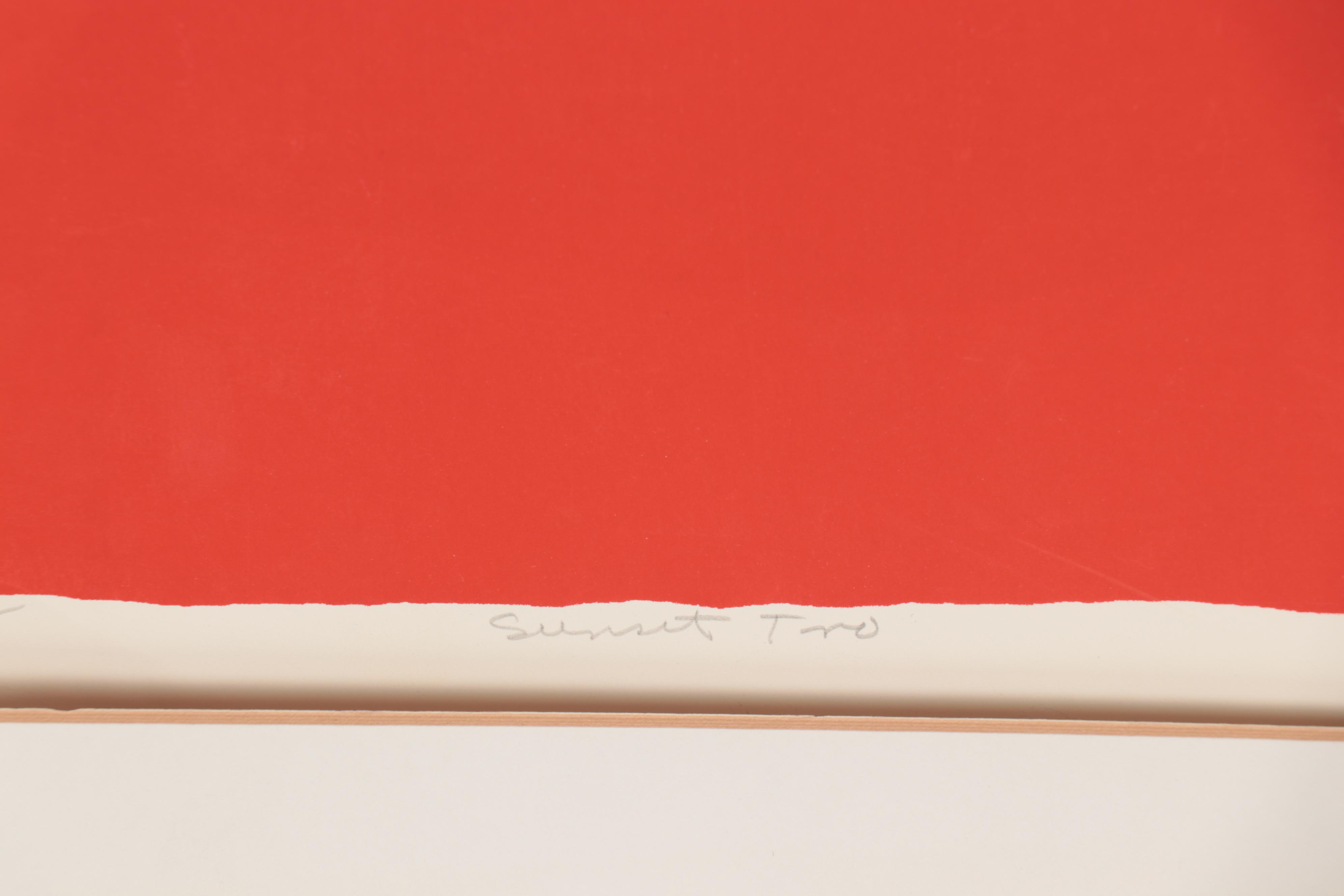 Calvin J. Libby Abstract and Floral Serigraphs