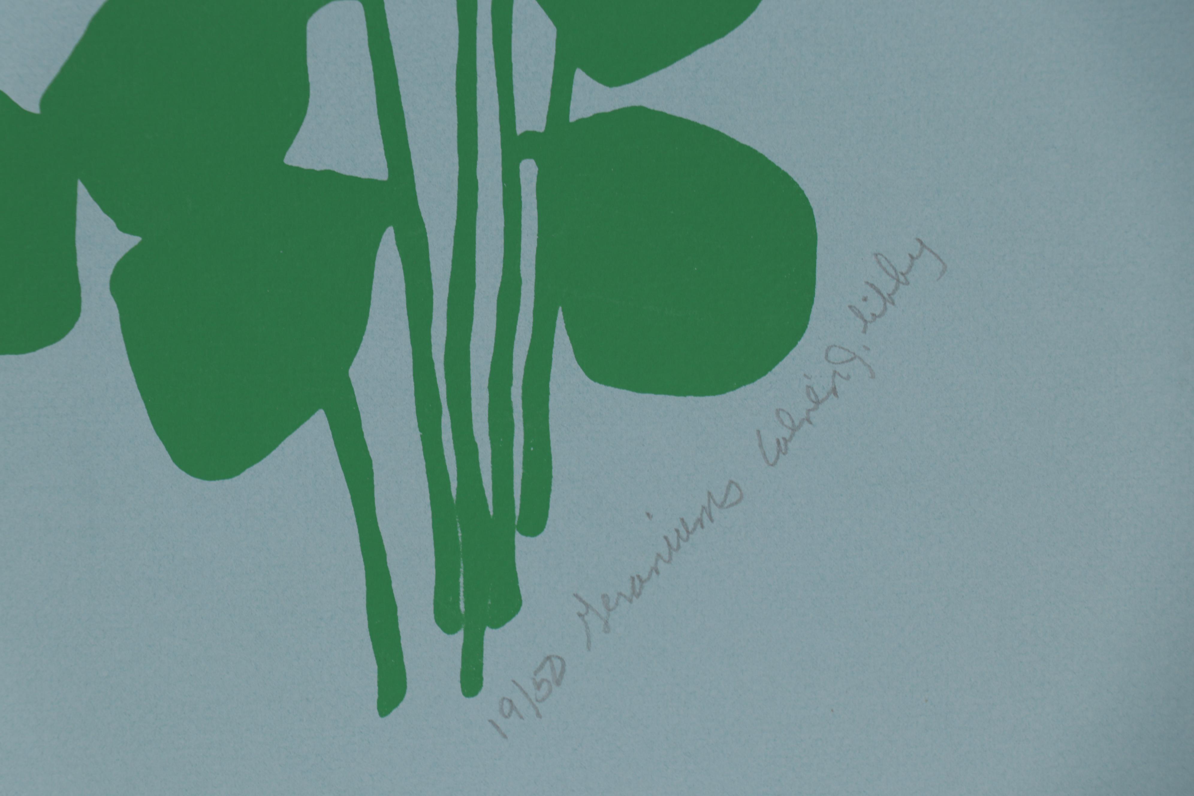 Calvin J. Libby Abstract and Floral Serigraphs