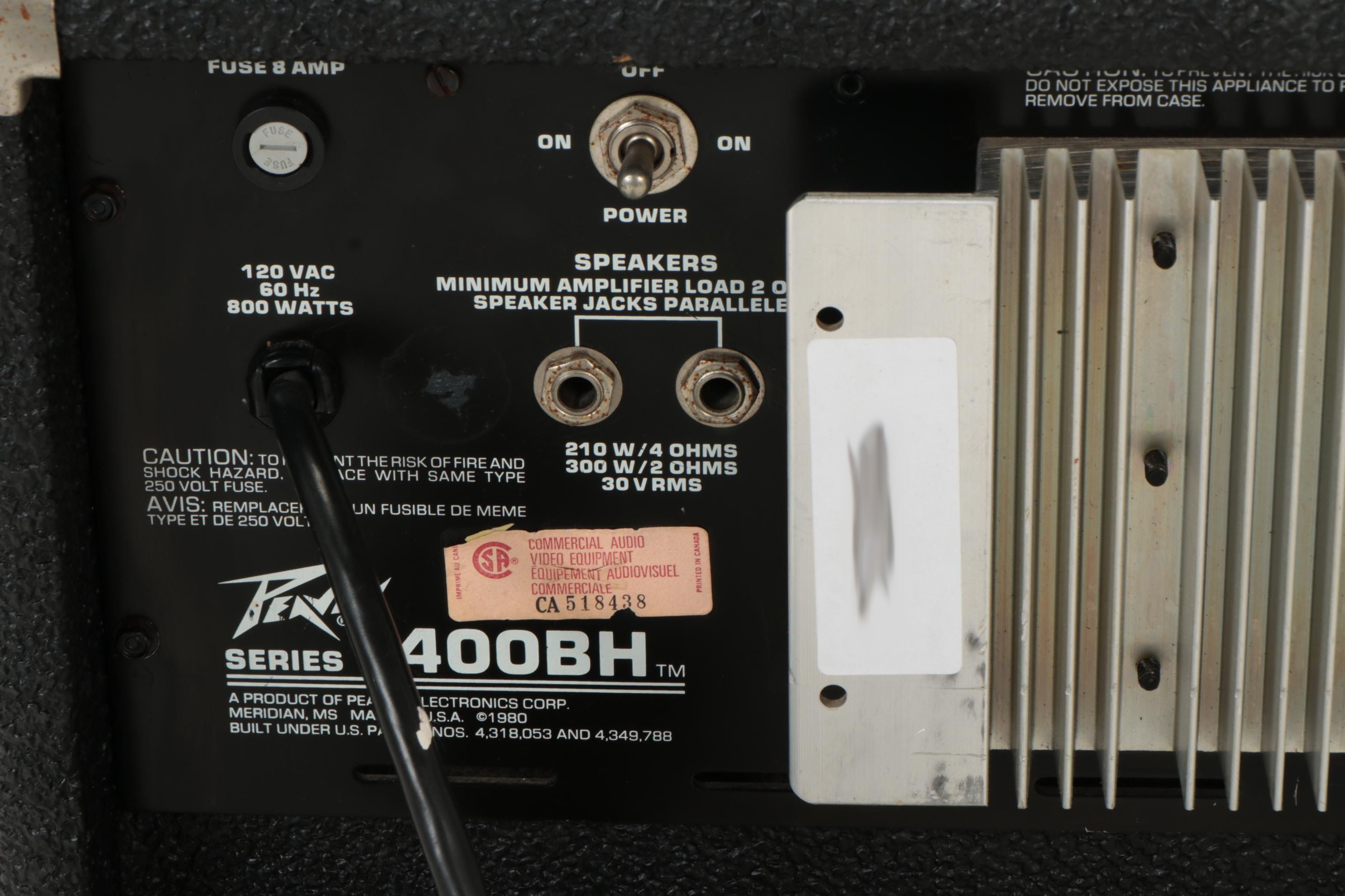 Peavey XR-600B Powered Mixer