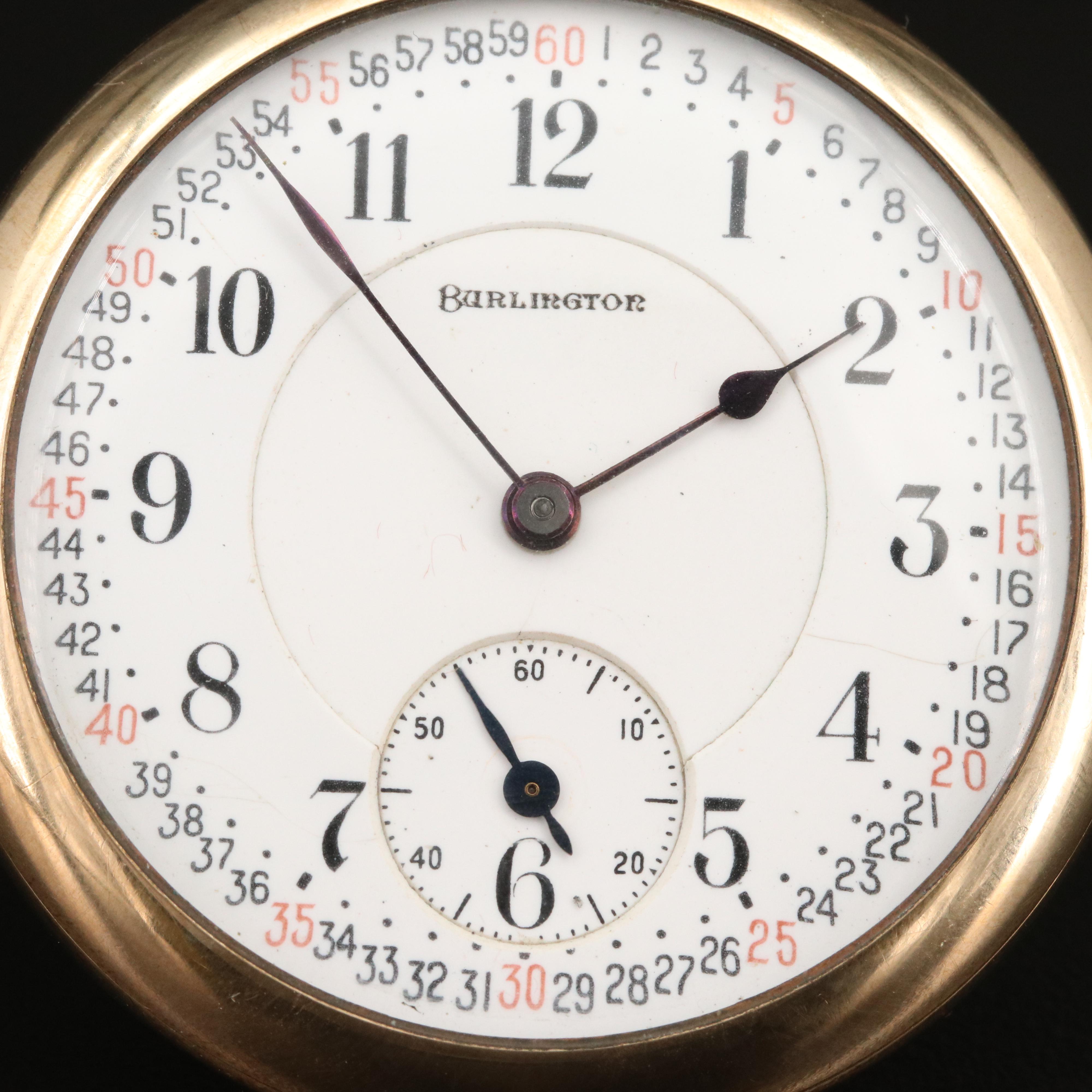 1920 Burlington by Illinois Pocket Watch