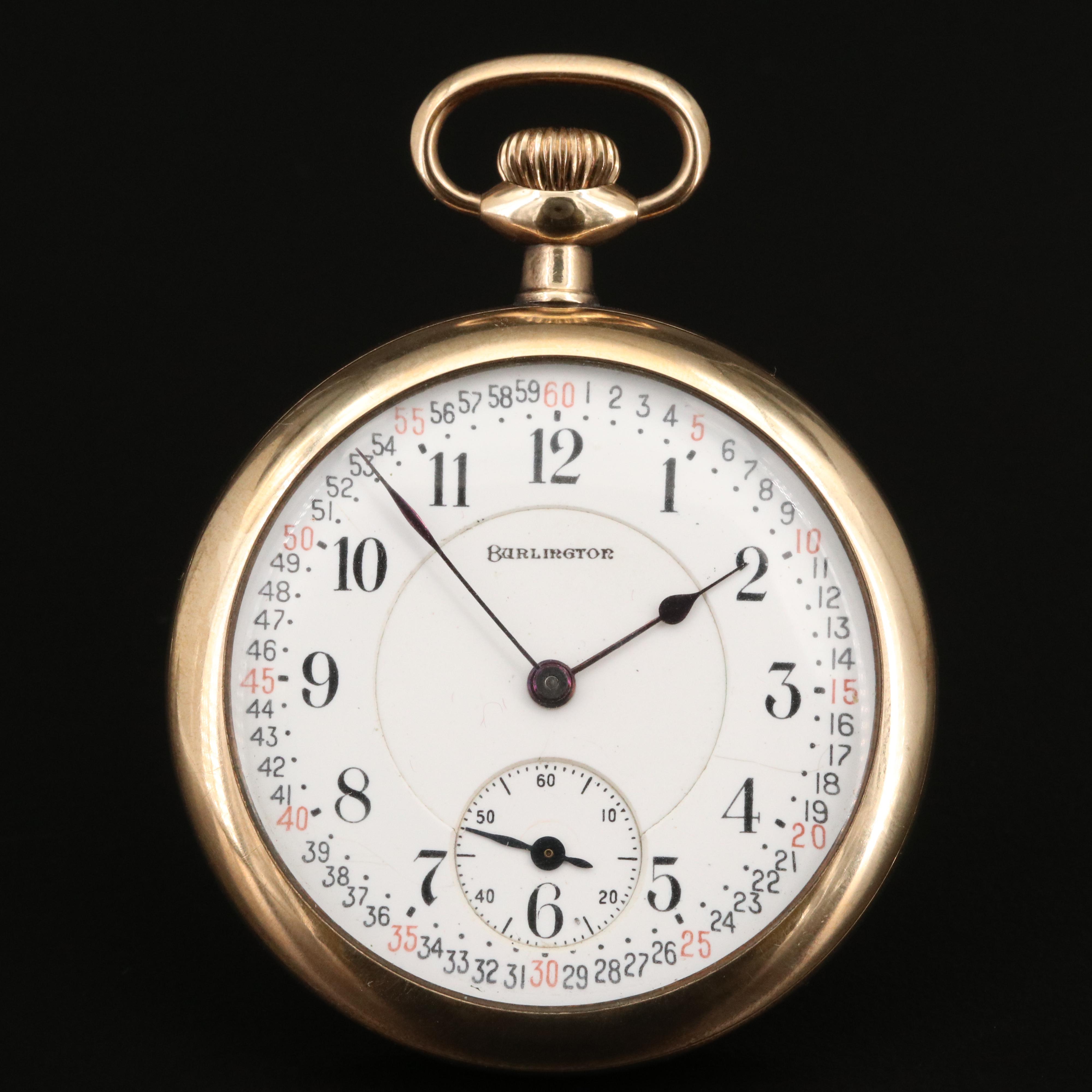 1920 Burlington by Illinois Pocket Watch