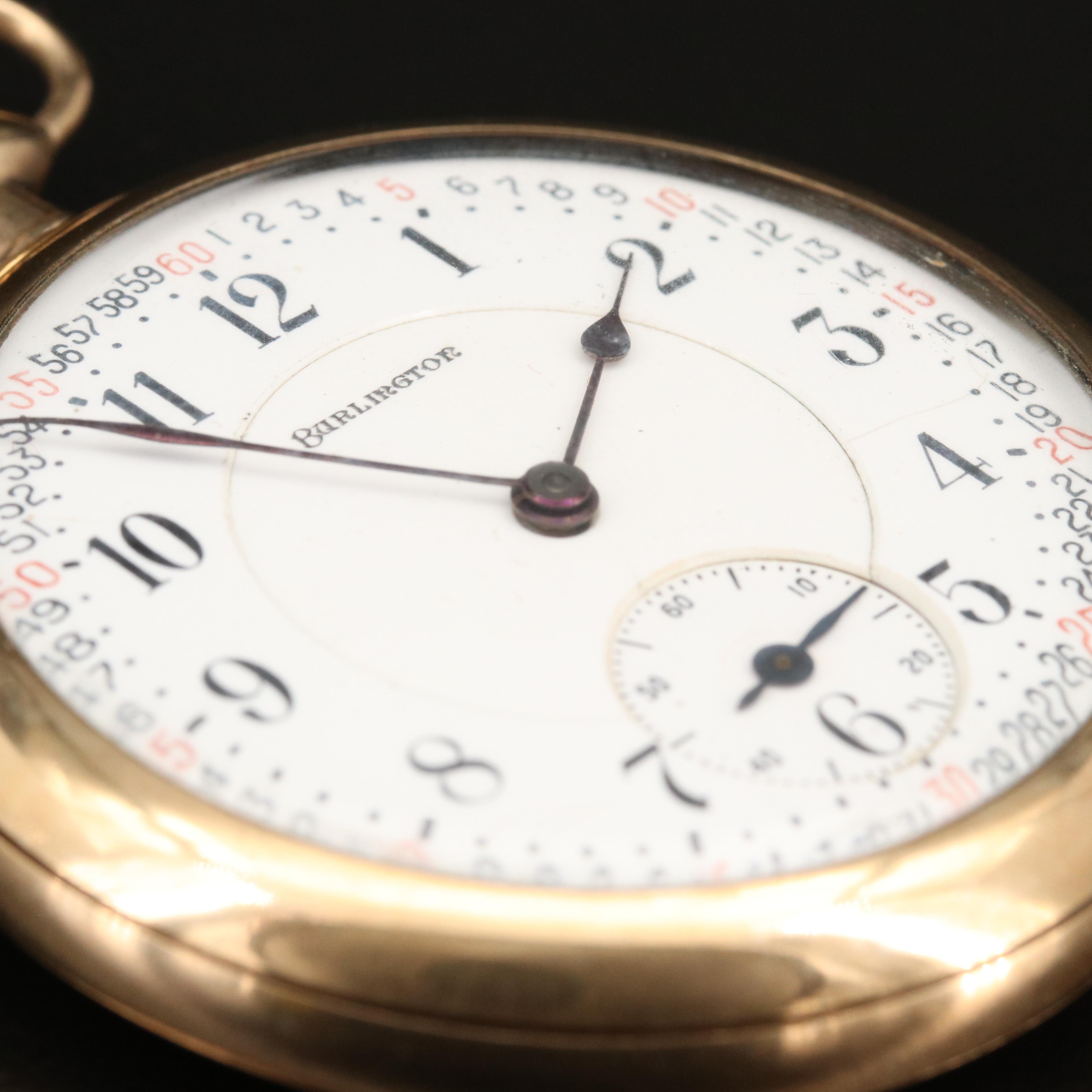 1920 Burlington by Illinois Pocket Watch