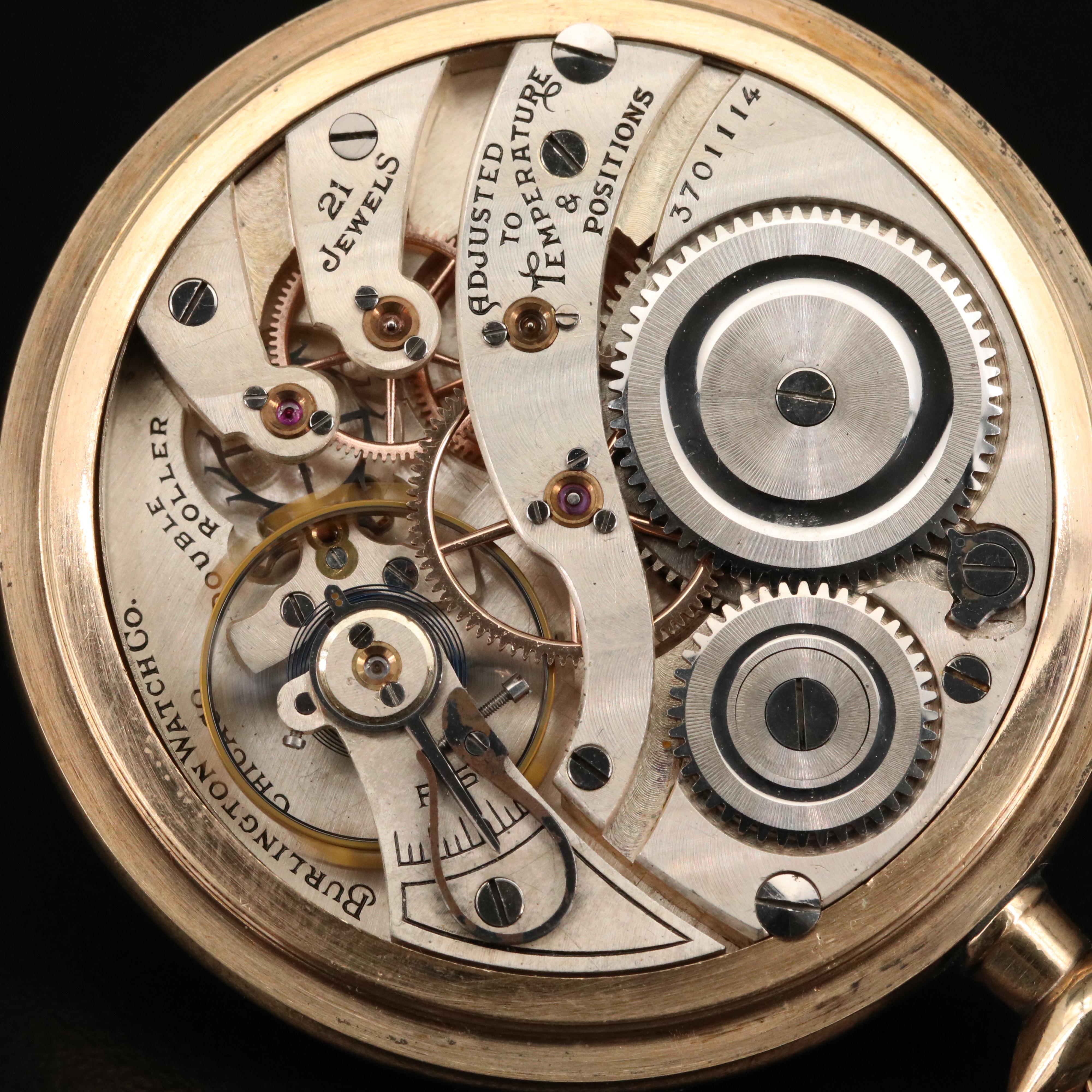 1920 Burlington by Illinois Pocket Watch