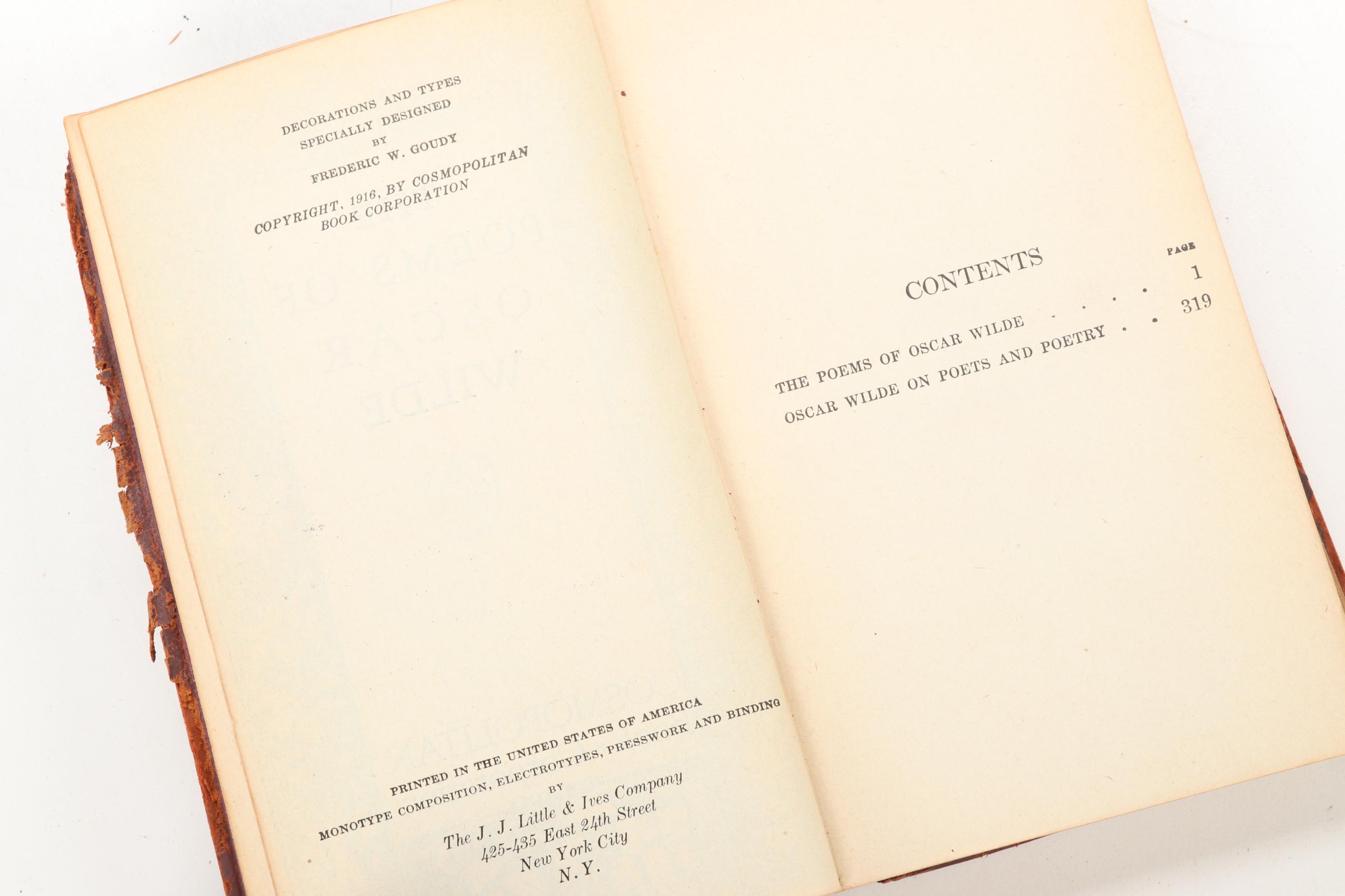 "The Poems of Oscar Wilde" and More Poetry and Short Story Books