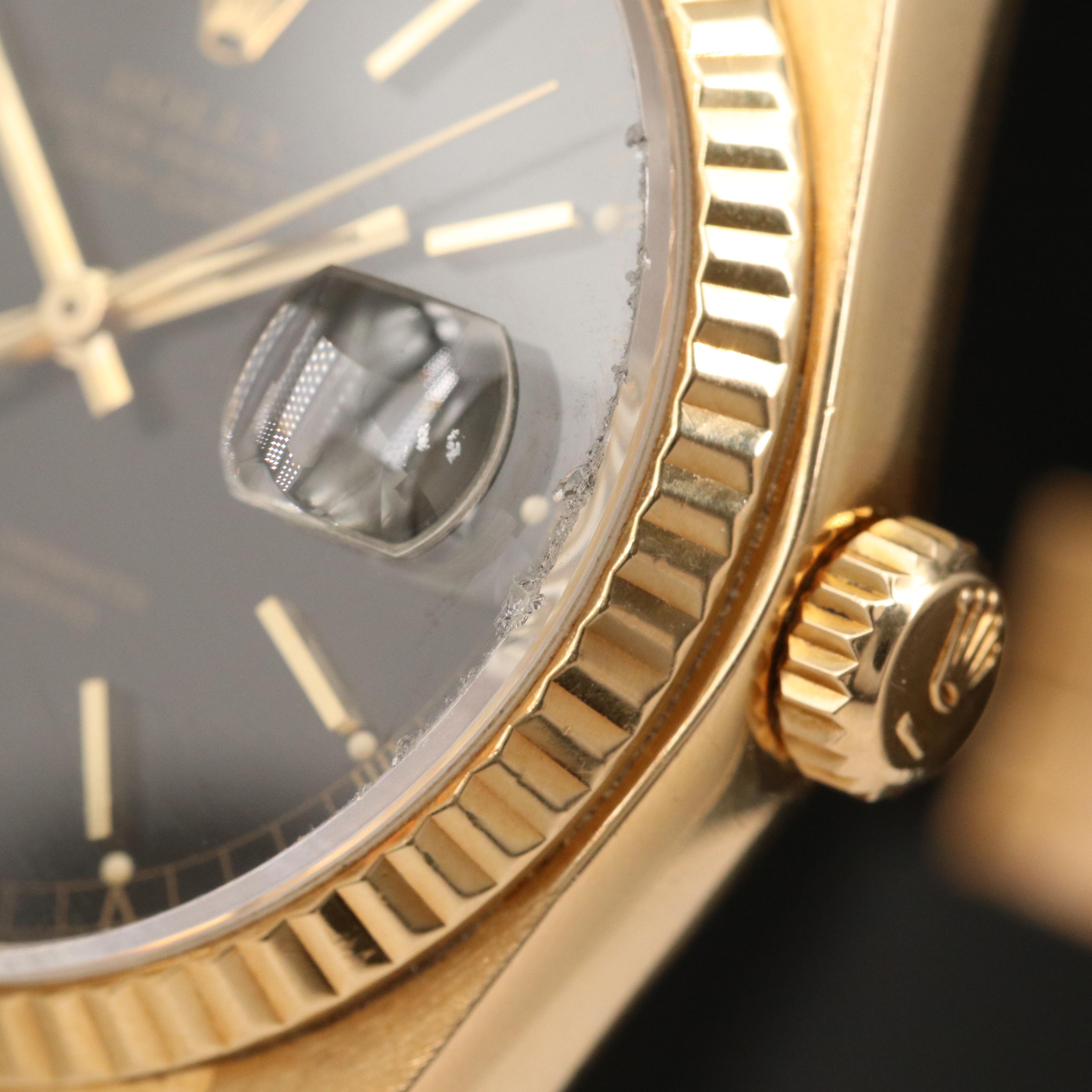 1982 Rolex Day-Date President 18K Yellow Gold Automatic Watch