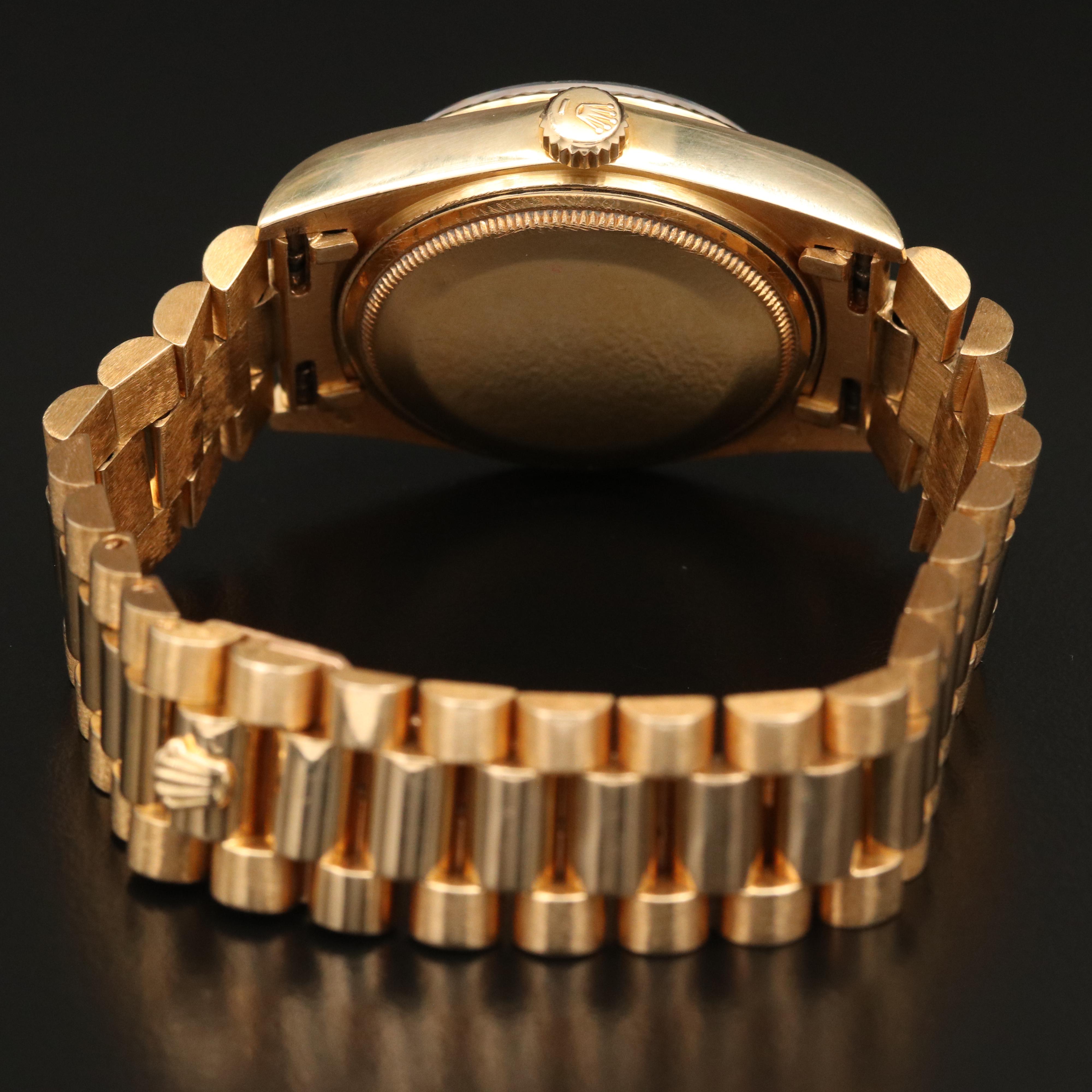 1982 Rolex Day-Date President 18K Yellow Gold Automatic Watch