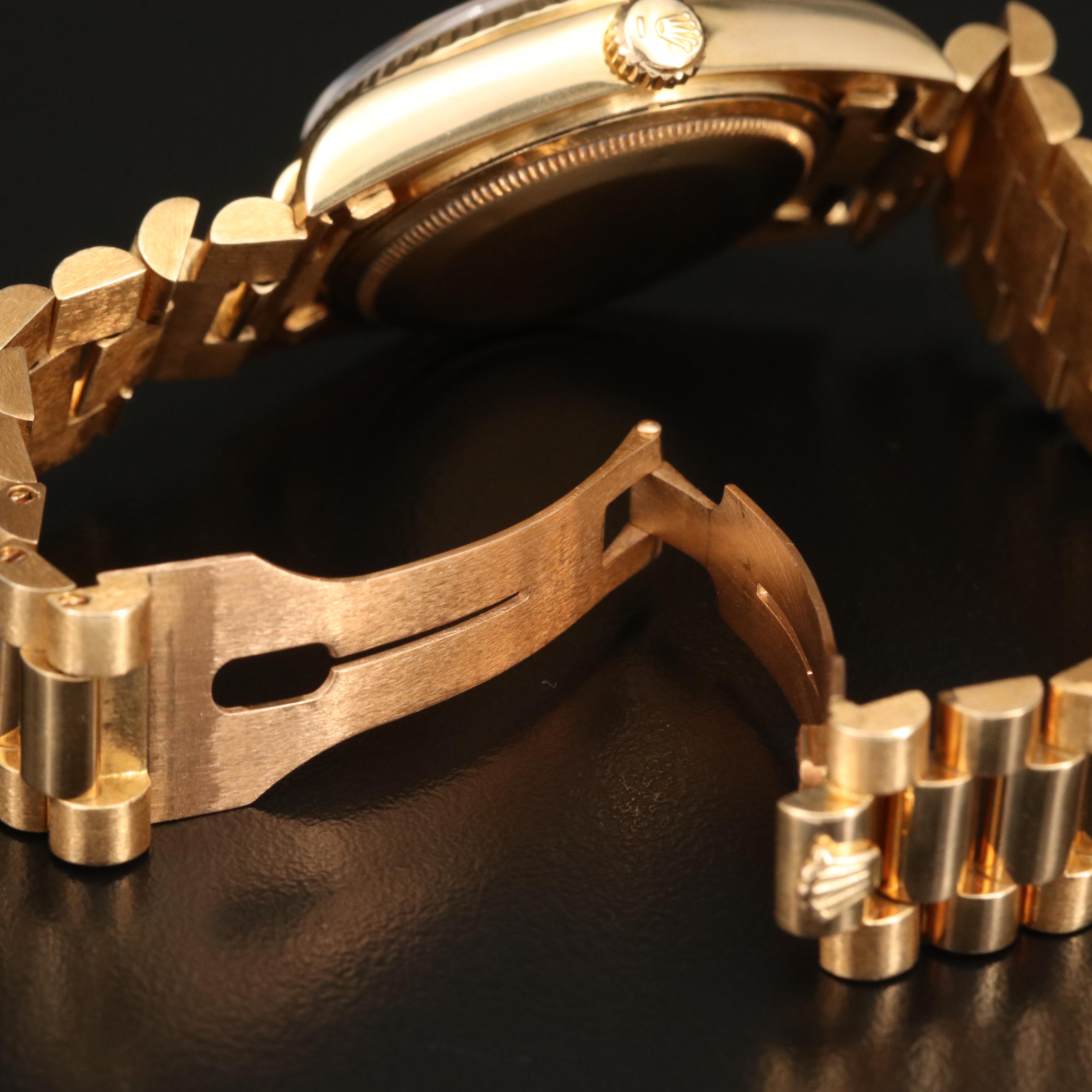 1982 Rolex Day-Date President 18K Yellow Gold Automatic Watch