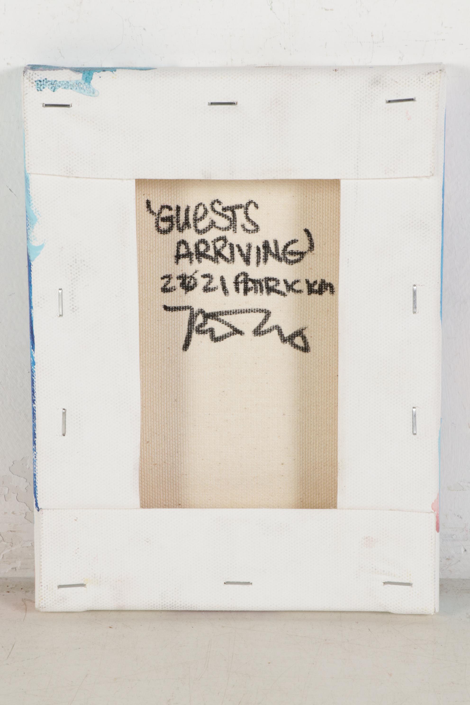 Patrick McCafferty Acrylic Painting "Guests Arriving," 2021