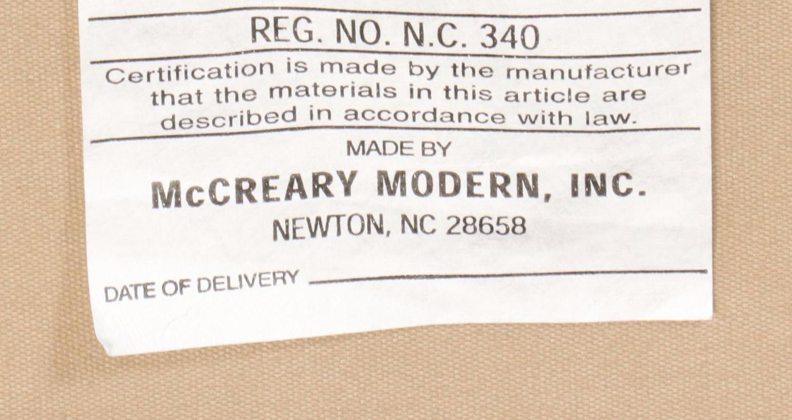 McCreary Modern Inc. Sofa