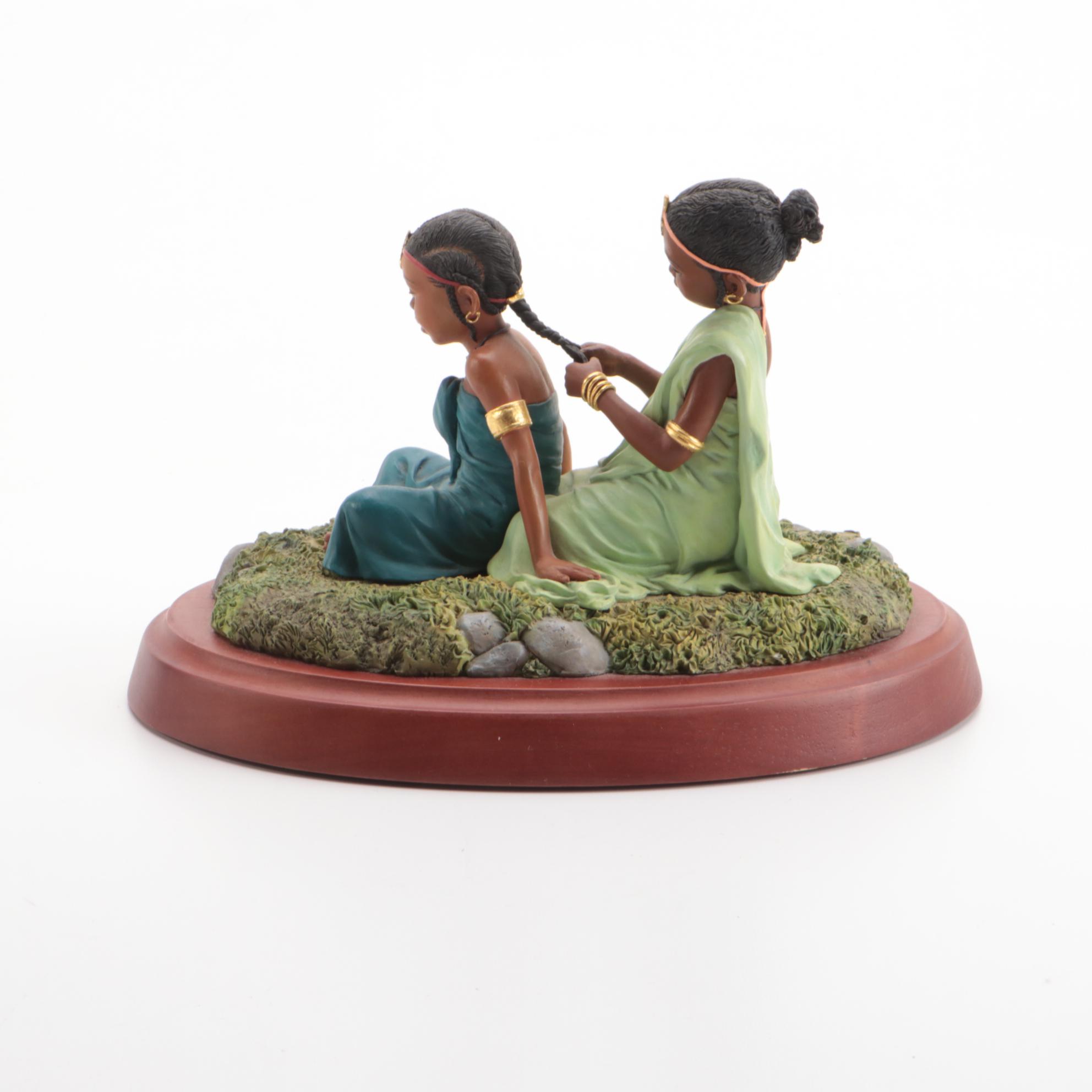Thomas Blackshear's Ebony Visions Limited Edition "Sisters Forever" Figurine