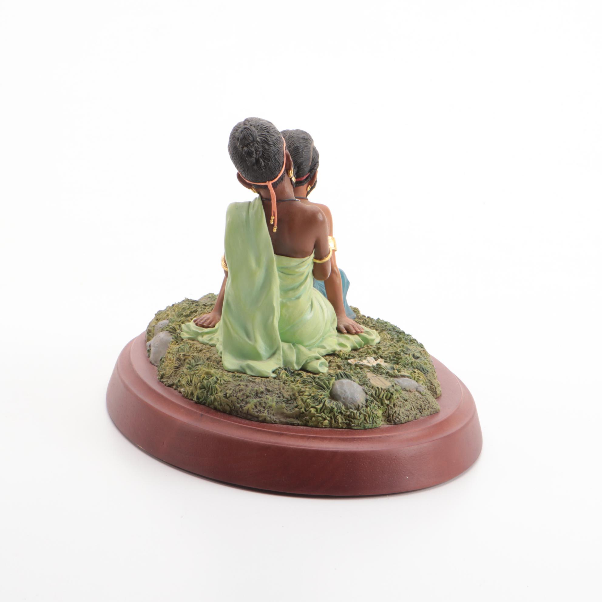 Thomas Blackshear's Ebony Visions Limited Edition "Sisters Forever" Figurine