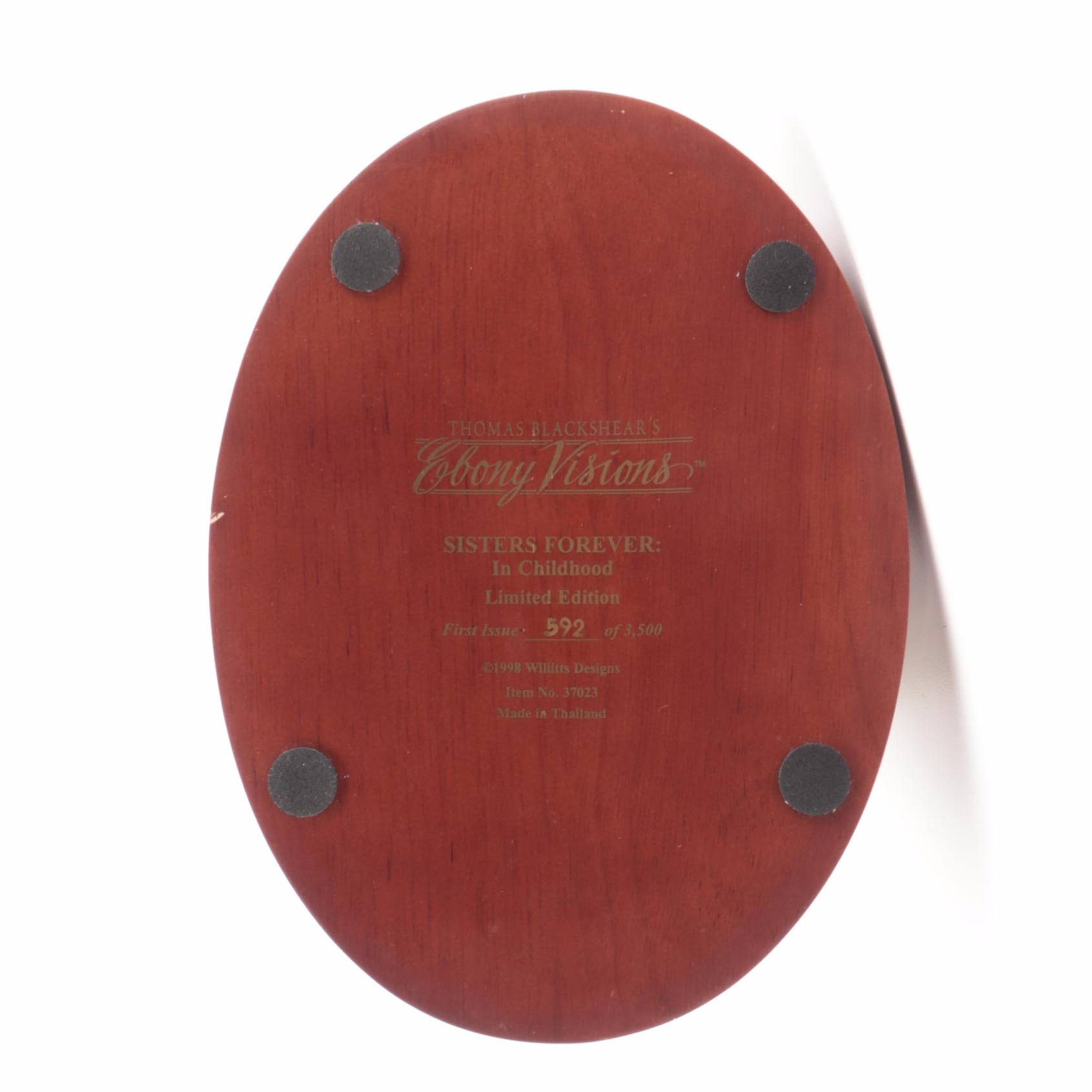 Thomas Blackshear's Ebony Visions Limited Edition "Sisters Forever" Figurine