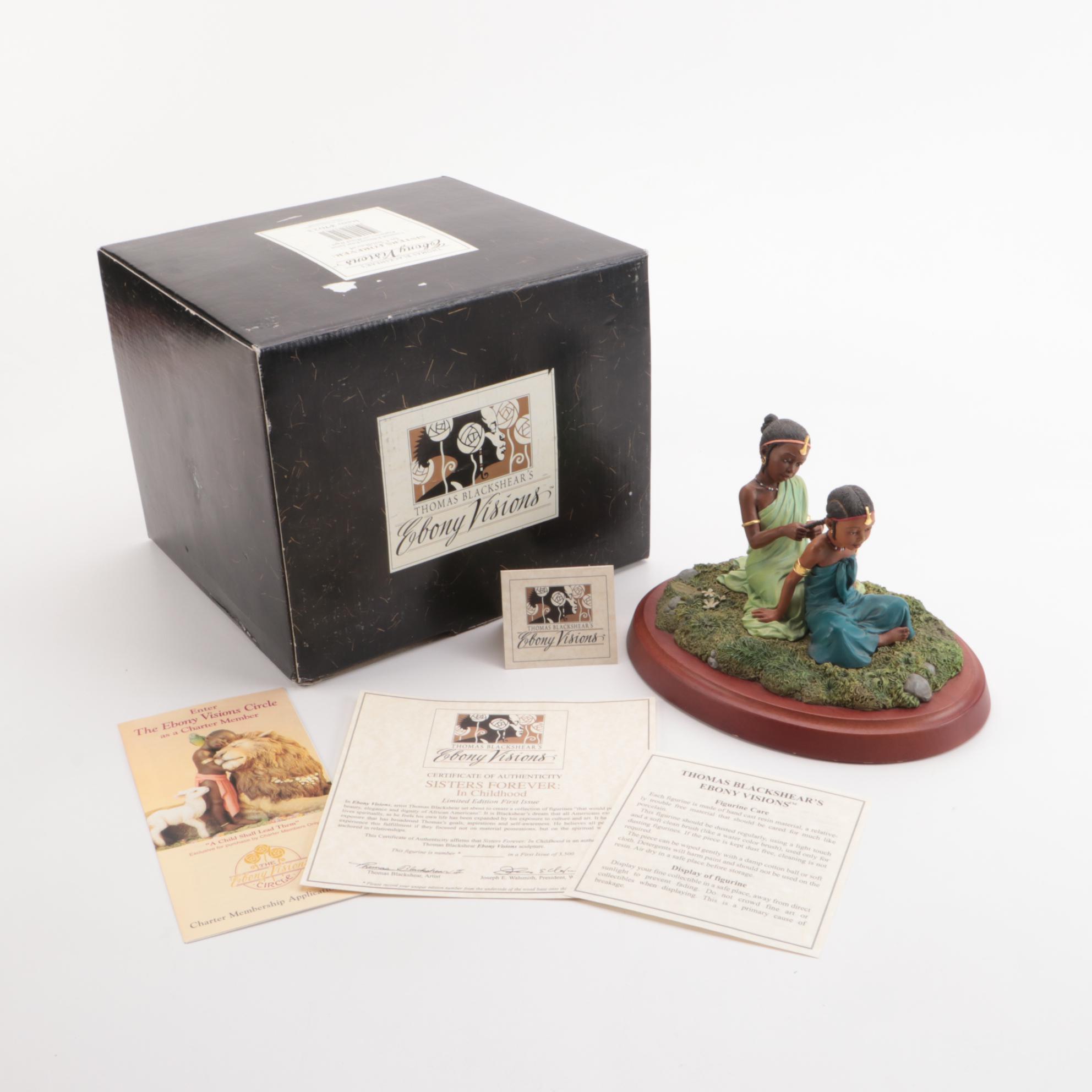 Thomas Blackshear's Ebony Visions Limited Edition "Sisters Forever" Figurine