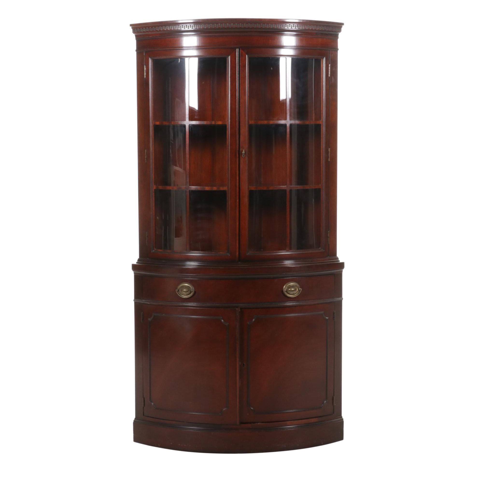 Drexel "New Travis Court Collection" Cherry Corner Cabinet, 1950s