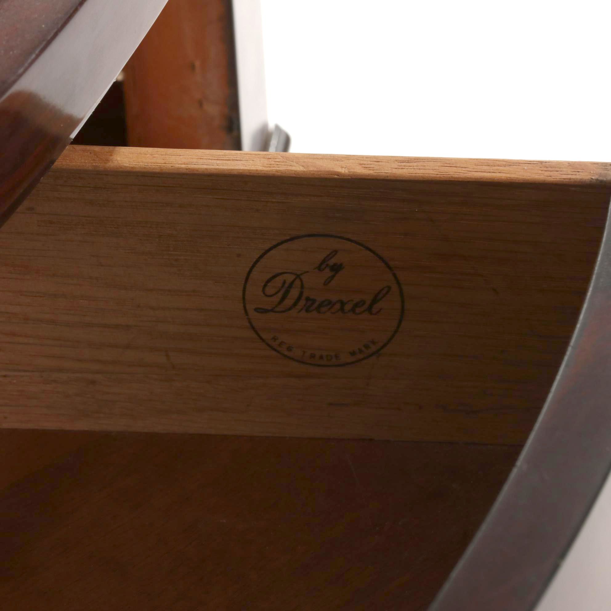 Drexel "New Travis Court Collection" Cherry Corner Cabinet, 1950s