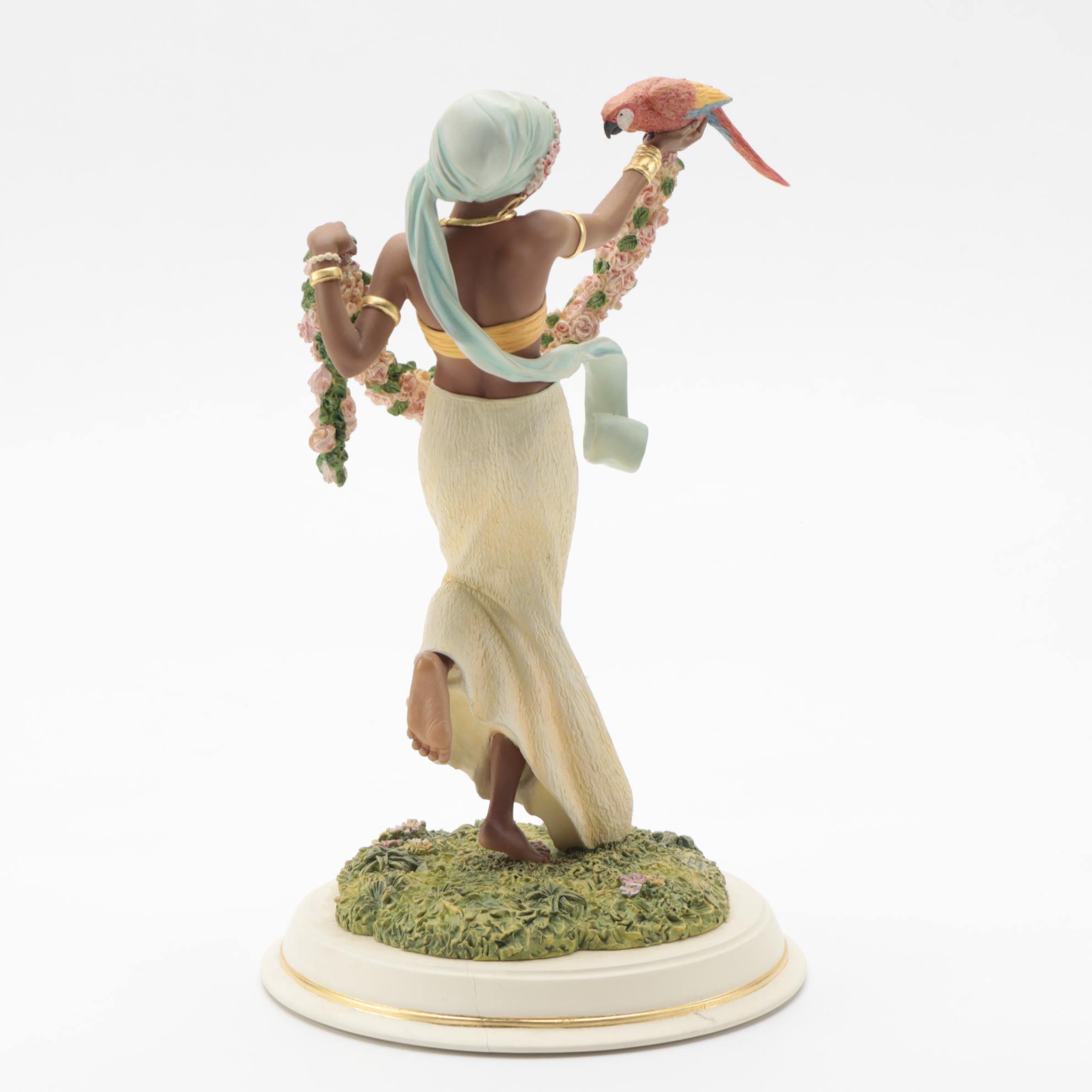 Thomas Blackshear's Ebony Visions "Rose Beauty" and "Evening Rose" Figurines