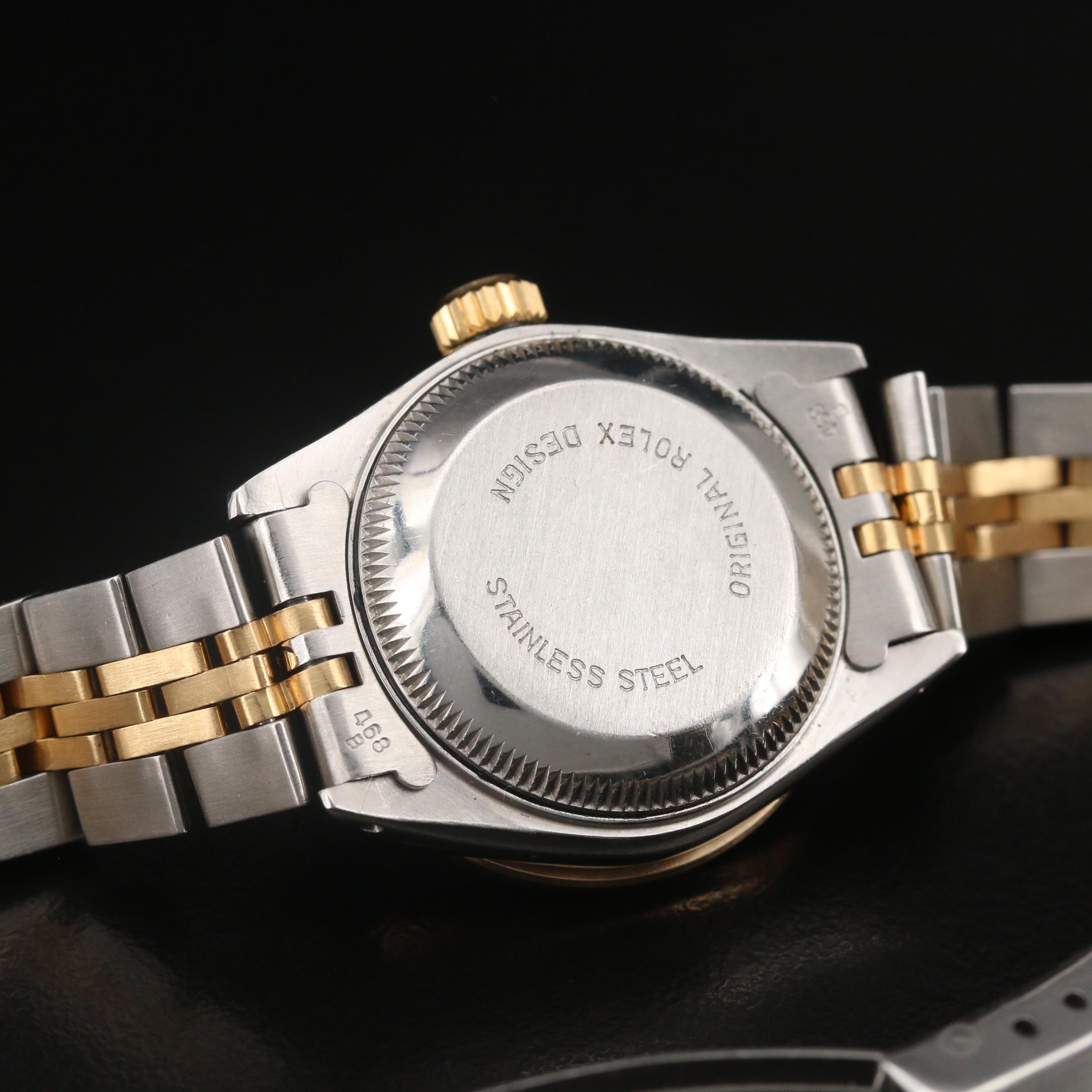1984 Rolex Datejust Watch with Diamond Bezel