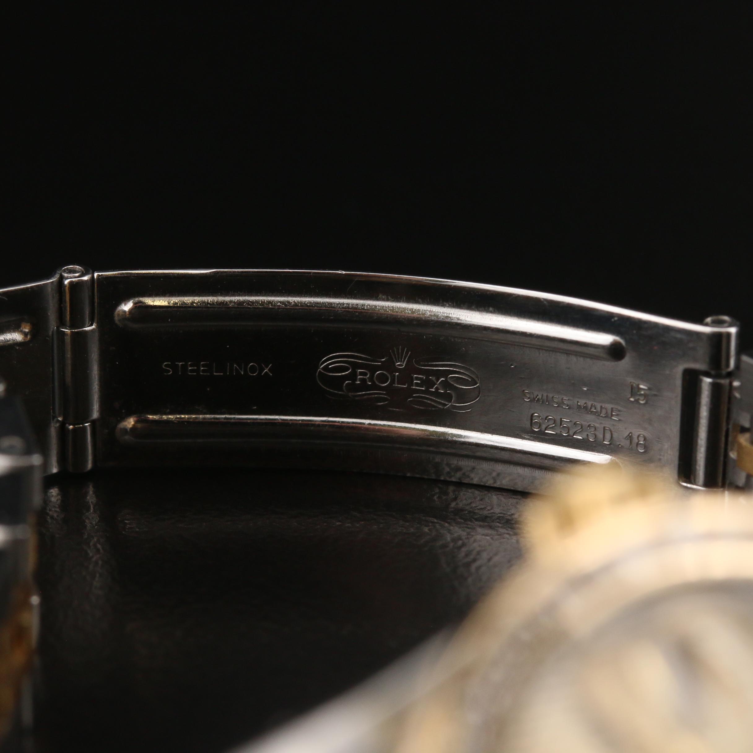 1984 Rolex Datejust Watch with Diamond Bezel