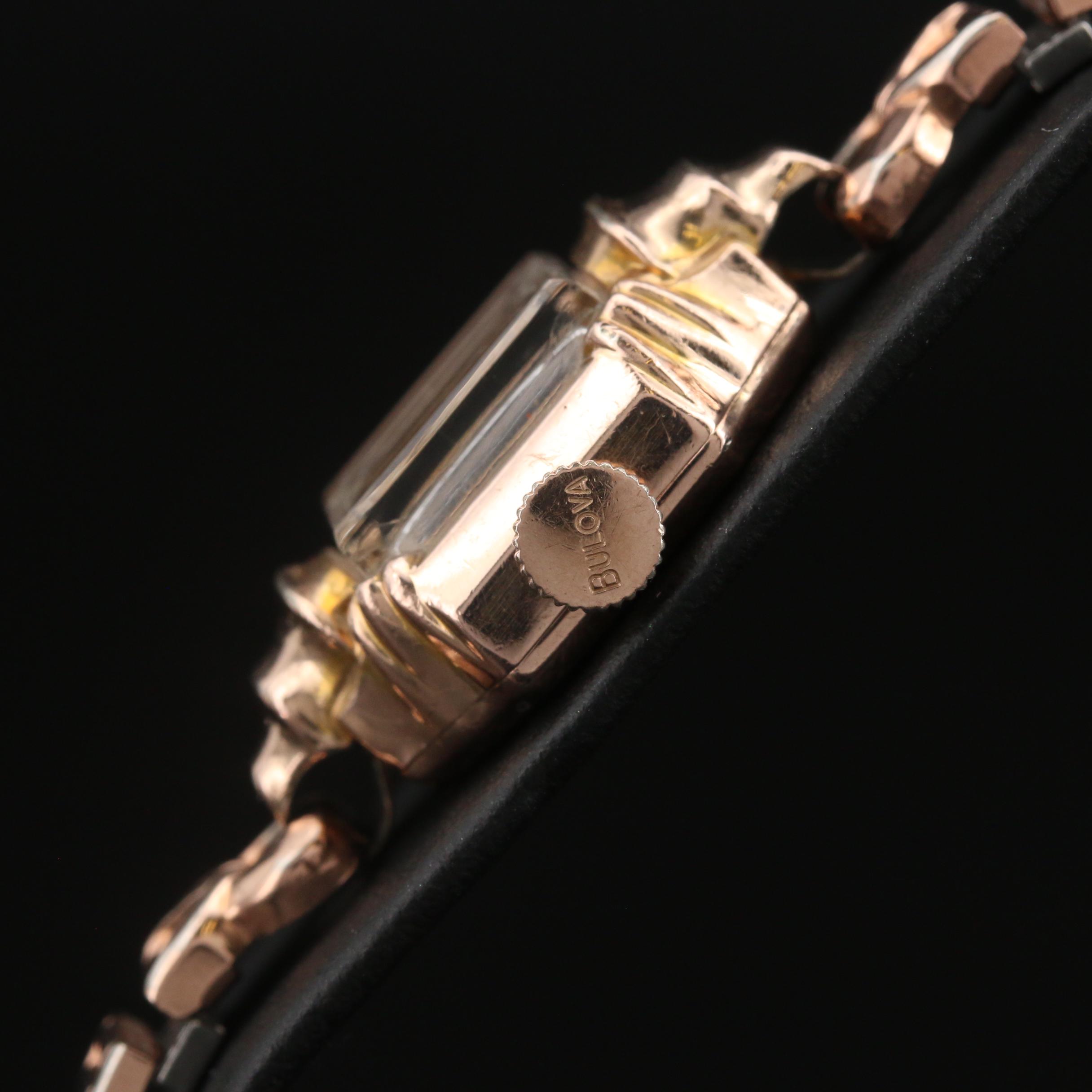 1948 Bulova Her Excellency "N" 14K Gold Filled Stem Wind Watch