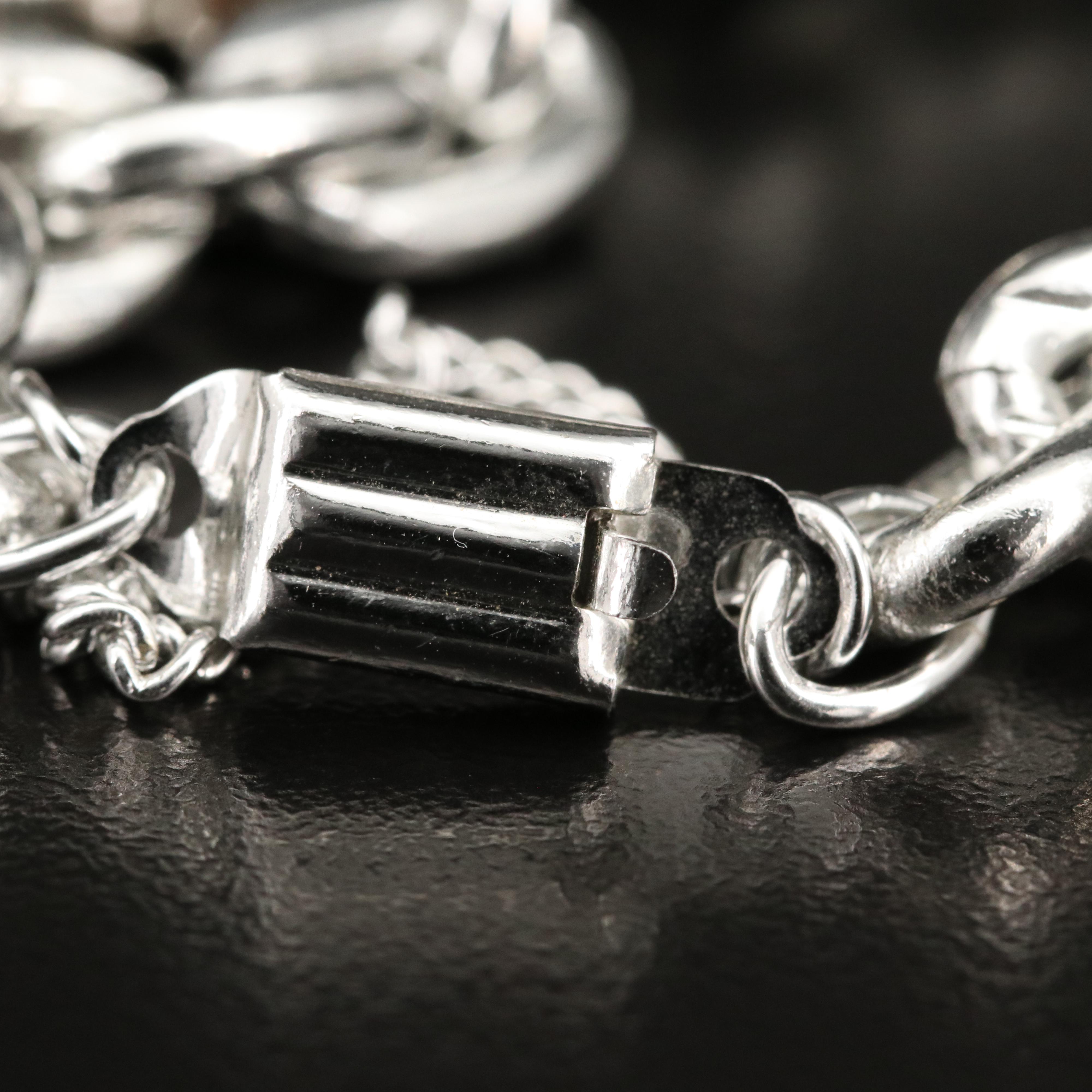 Bracelet with British, Canadian and French Coins
