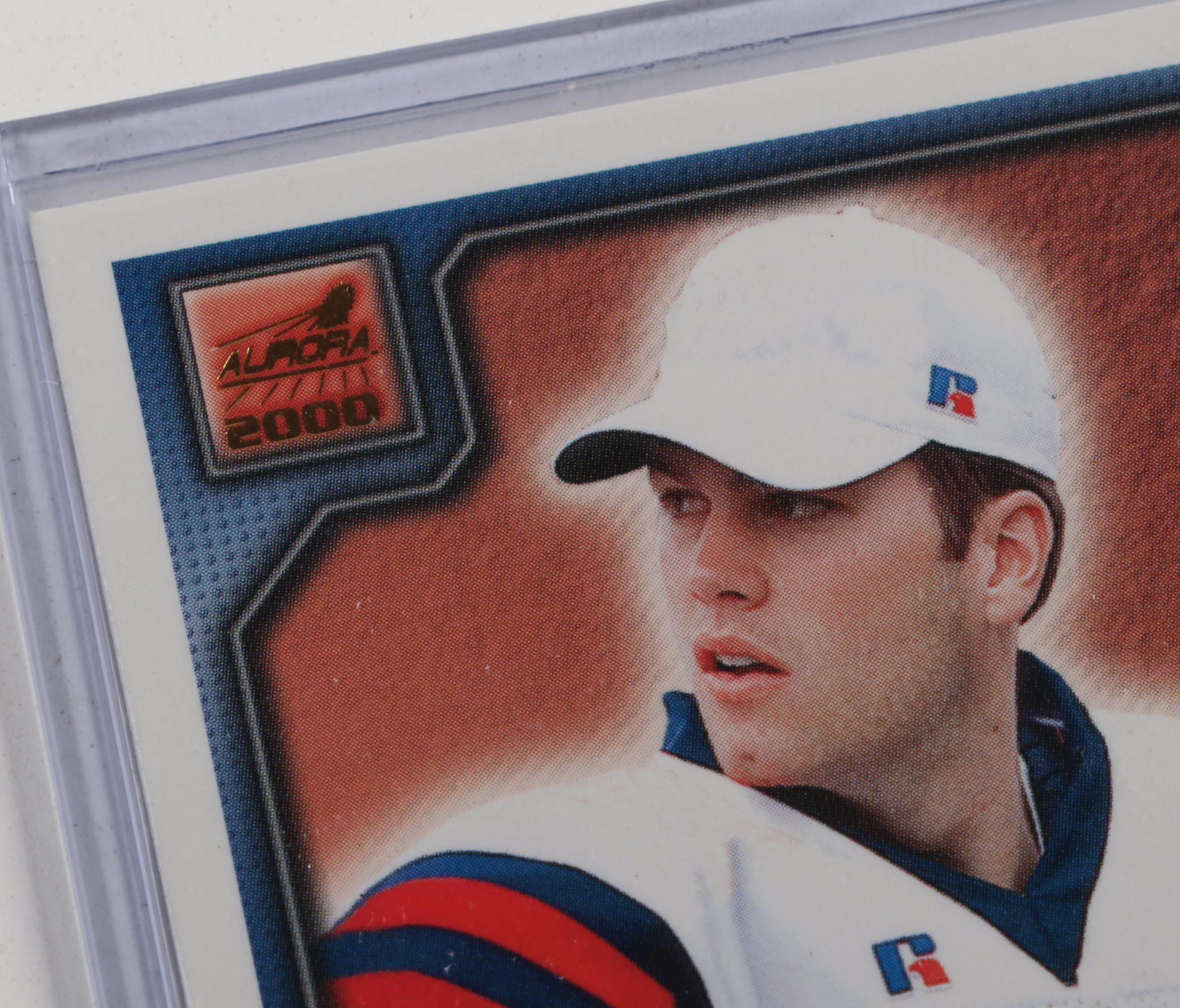 2000 Tom Brady Pacific Aurora #84 Rookie NFL Football Card