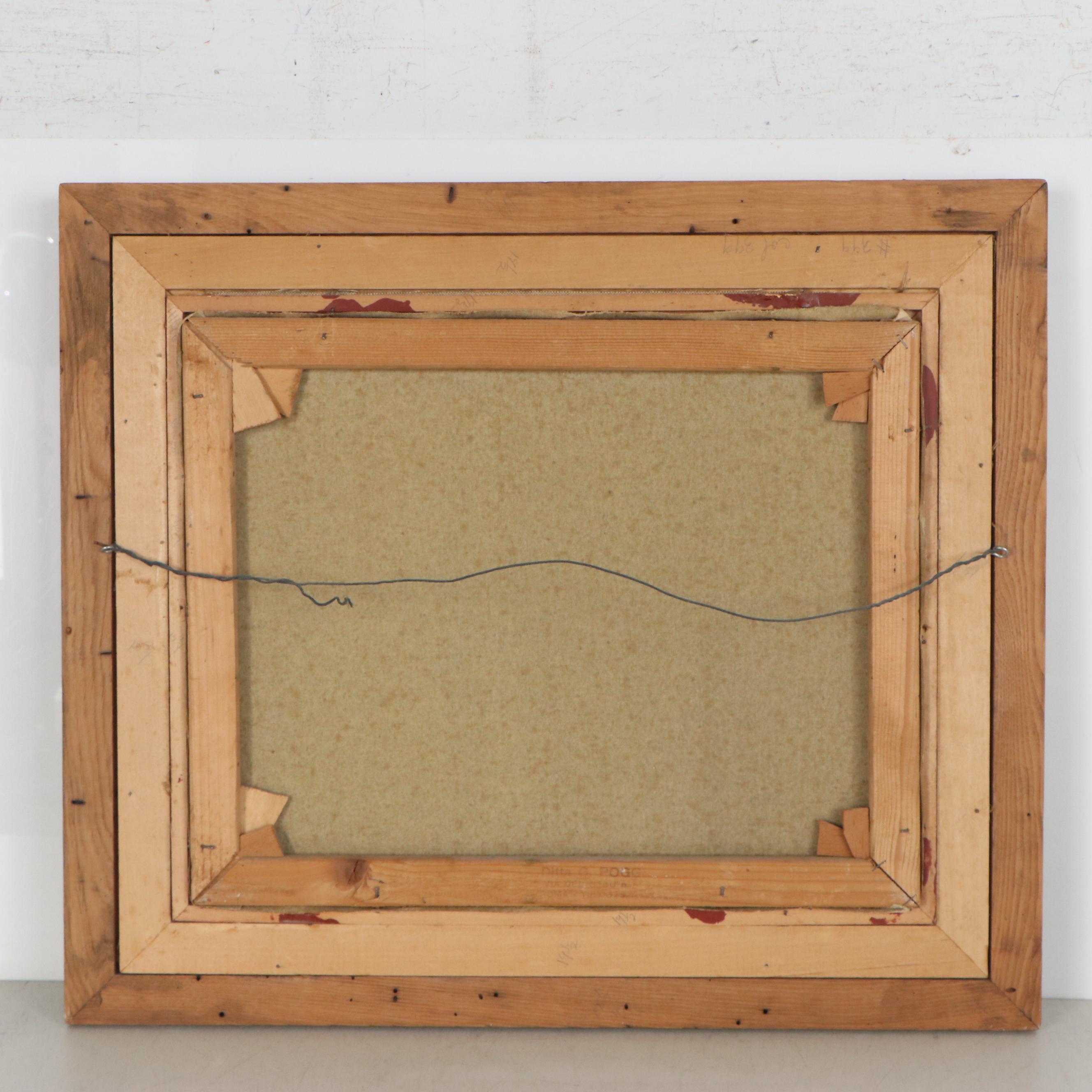 Guido Odierna Seascape Oil Painting, Mid-Late 20th Century