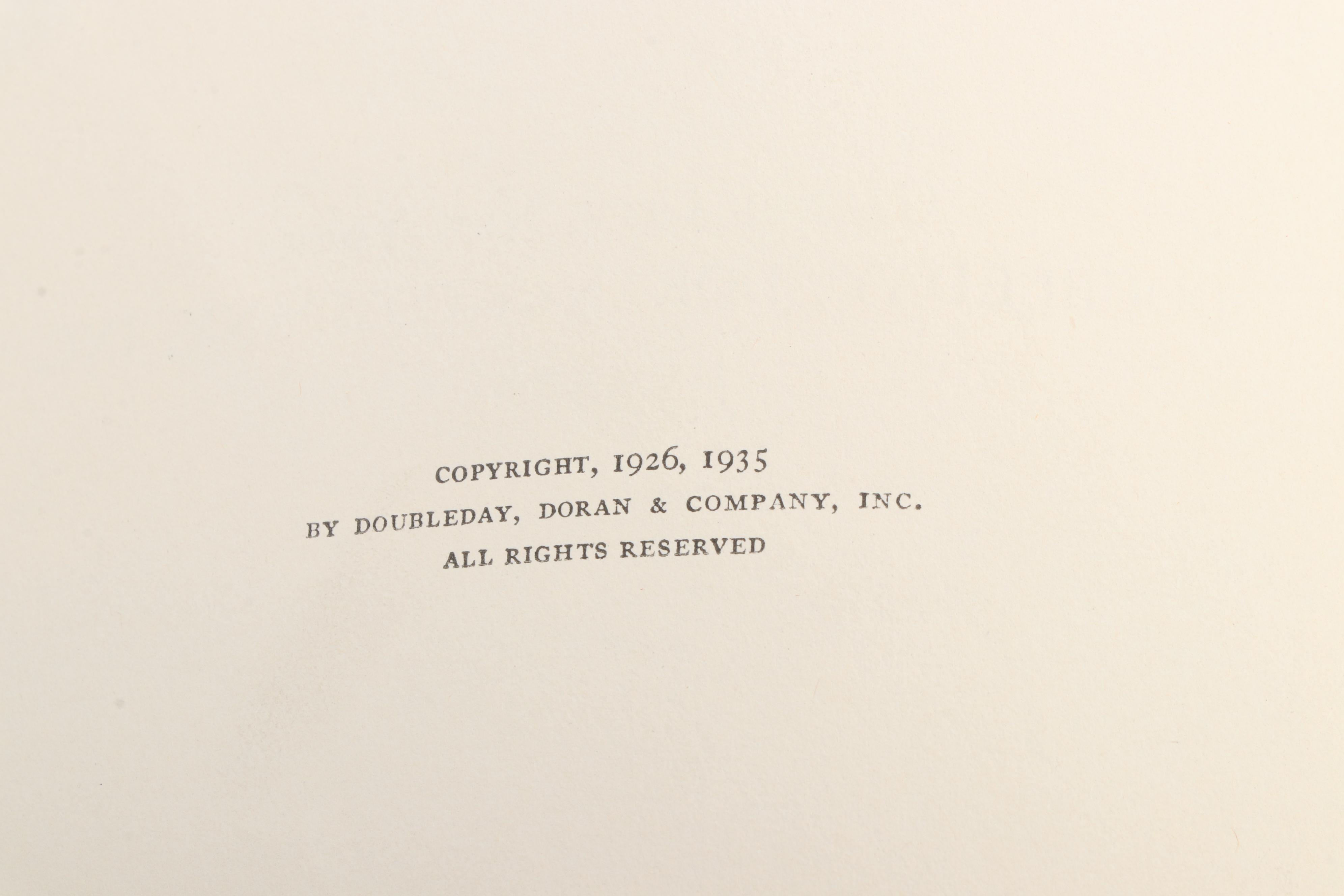 First Trade Edition "Seven Pillars of Wisdom" by T. E. Lawrence, 1935