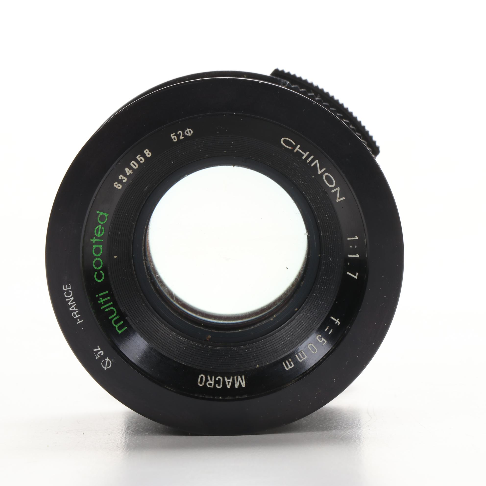 Chinon Multi-Coated Macro 50mm Lens with Case for Pentax MF K-Mount