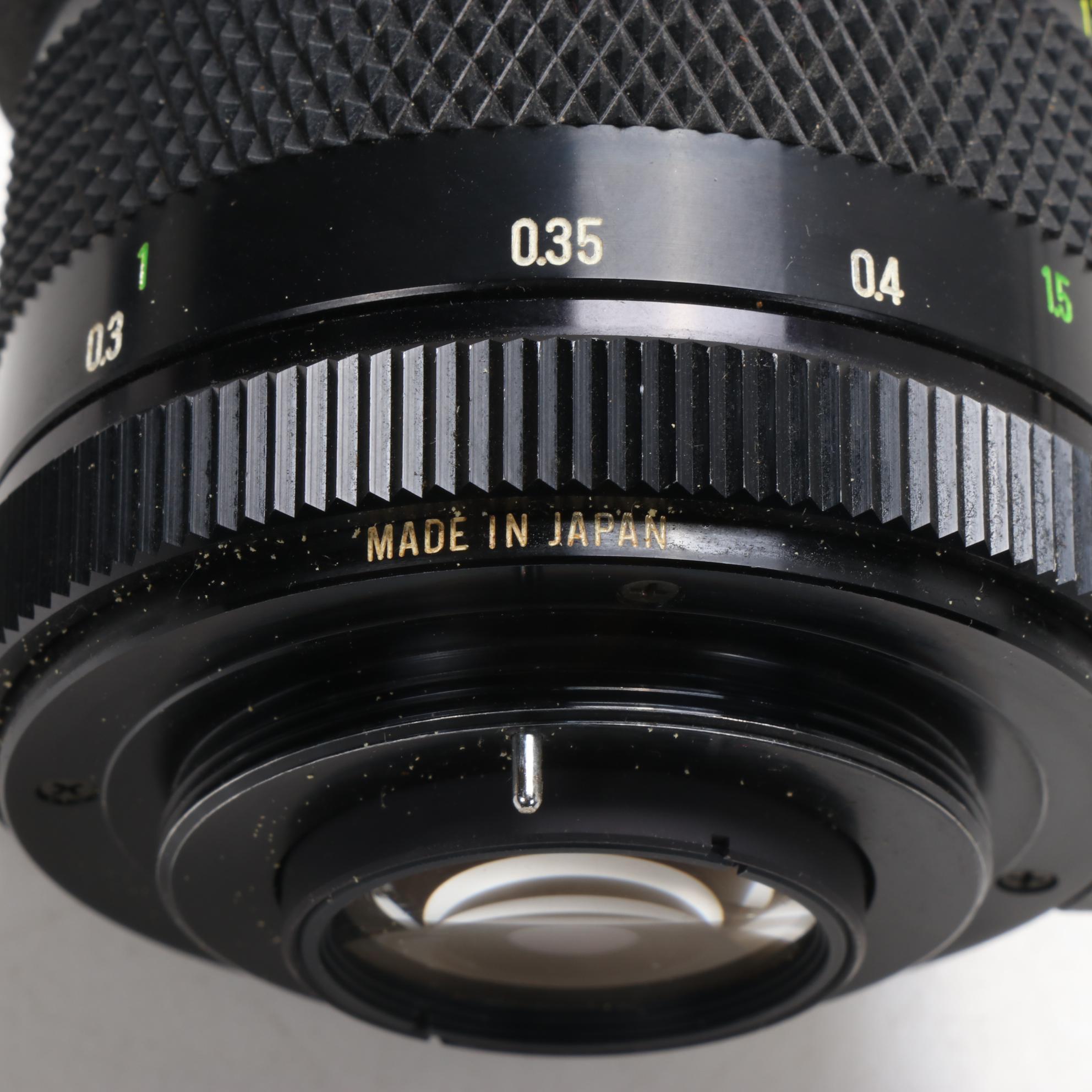 Chinon Multi-Coated Macro 50mm Lens with Case for Pentax MF K-Mount