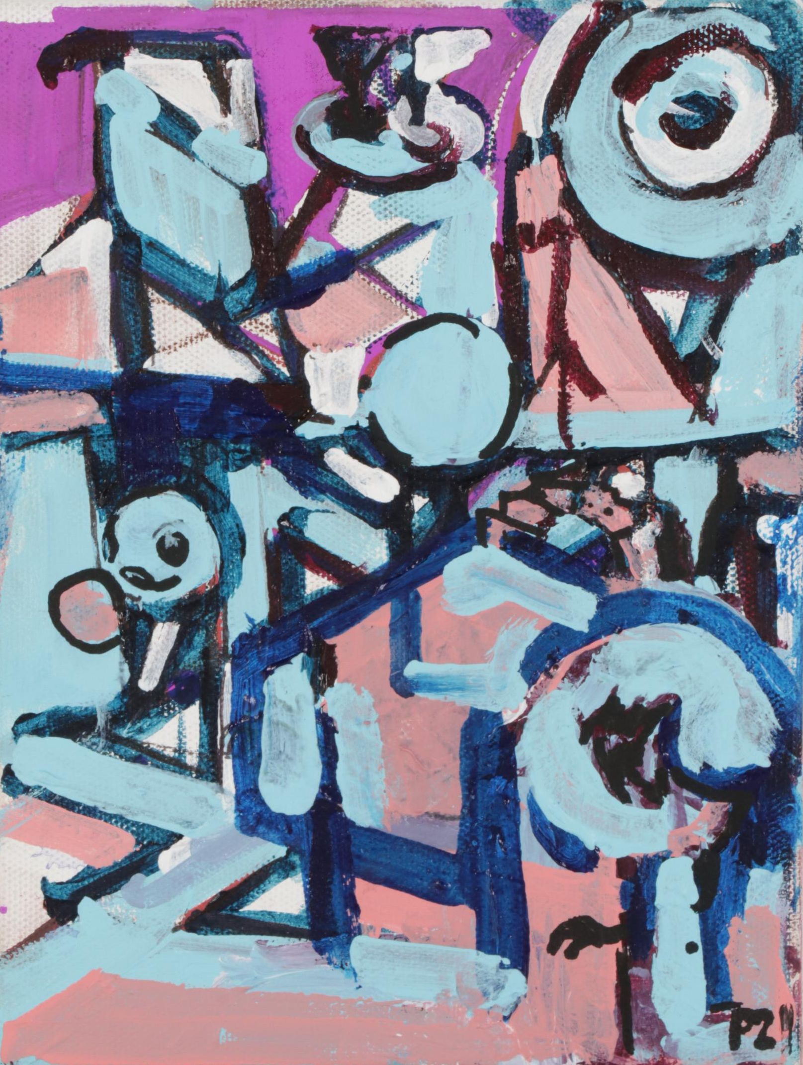 Patrick McCafferty Acrylic Painting "Guests Arriving," 2021