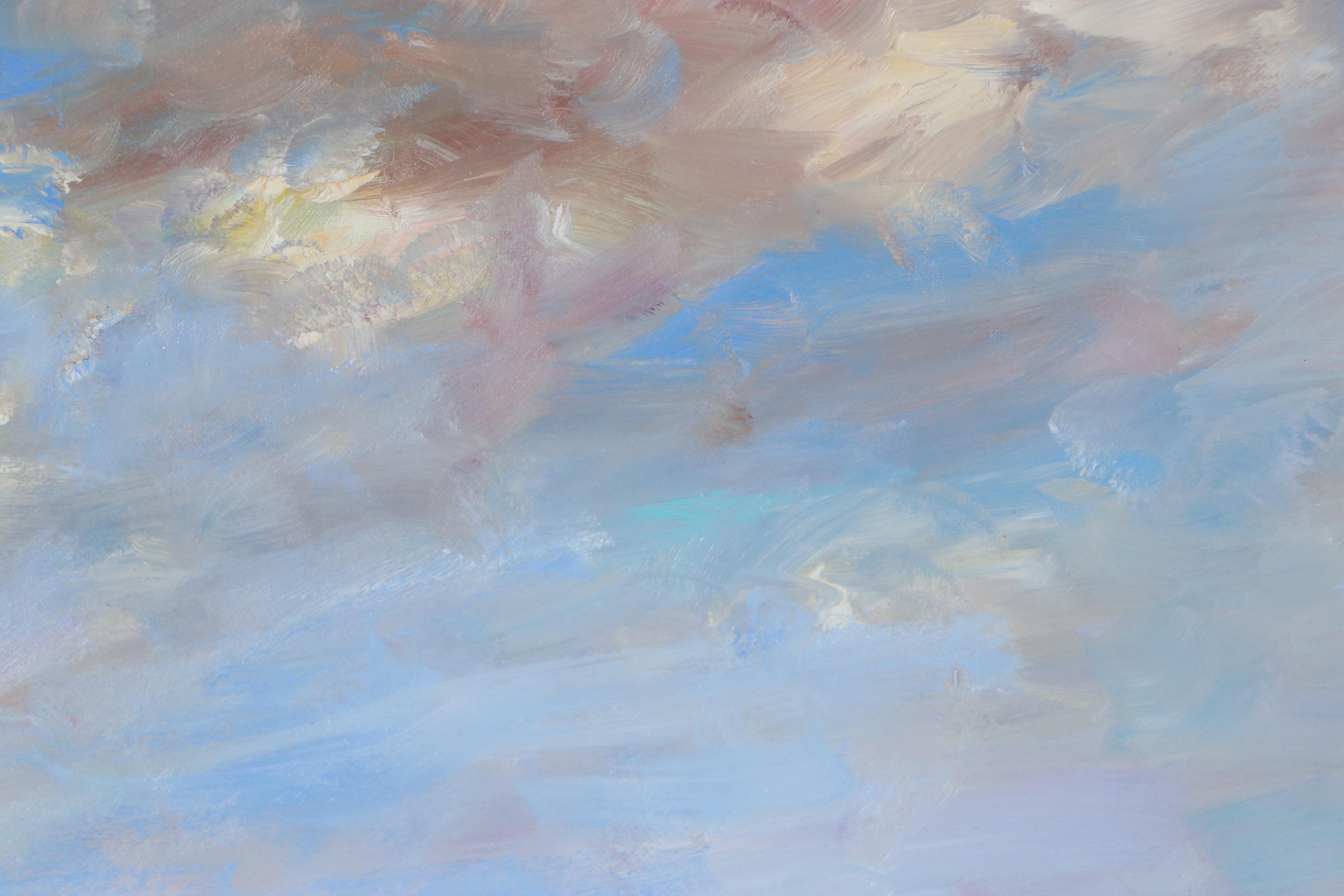 Nino Pippa Oil Painting "Sardinia - Beach Scene," 2014