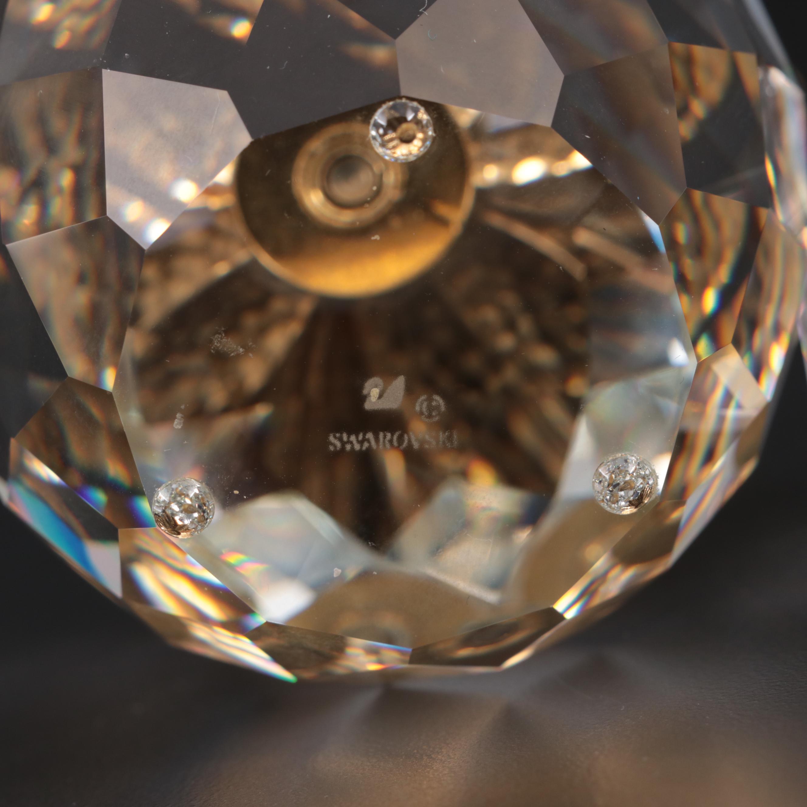 Swarovski Crystal "Sparkling Fruit" Pineapple Figurines