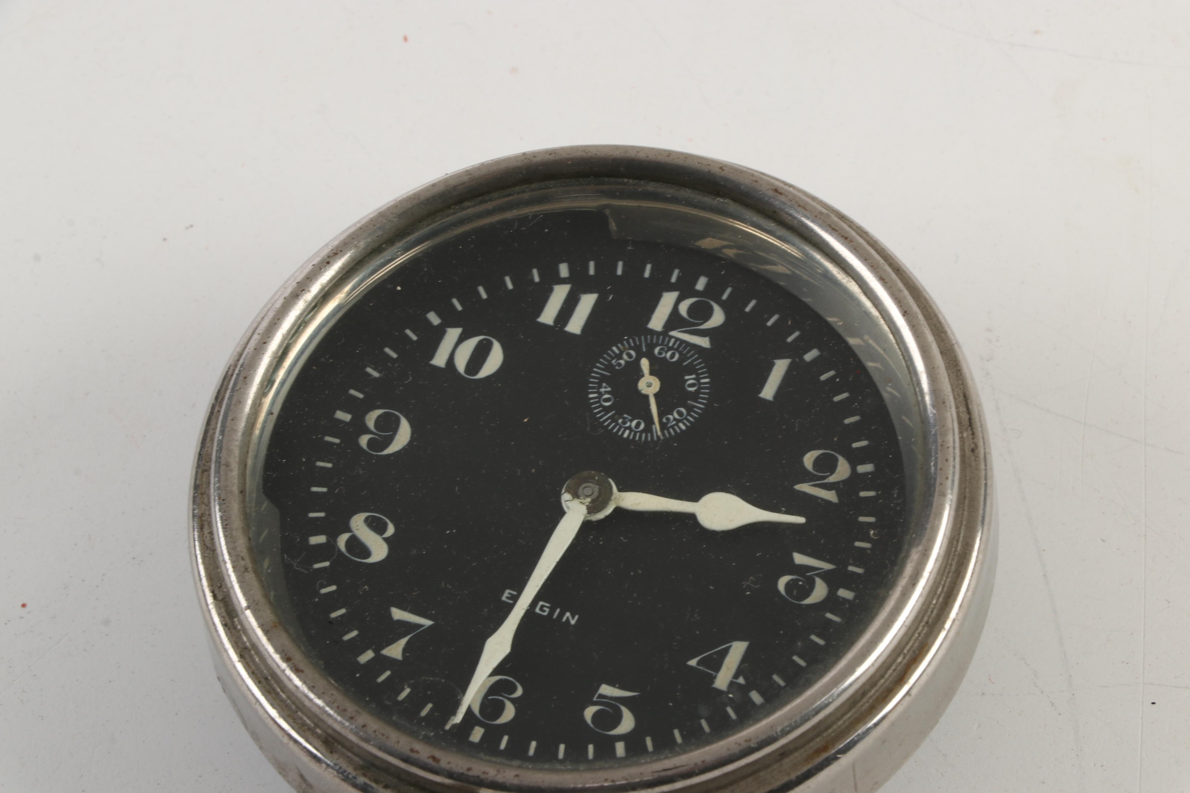 Waltham, Bulova, Wittnauer 8 Day and More Car and Airplane Analog Clocks