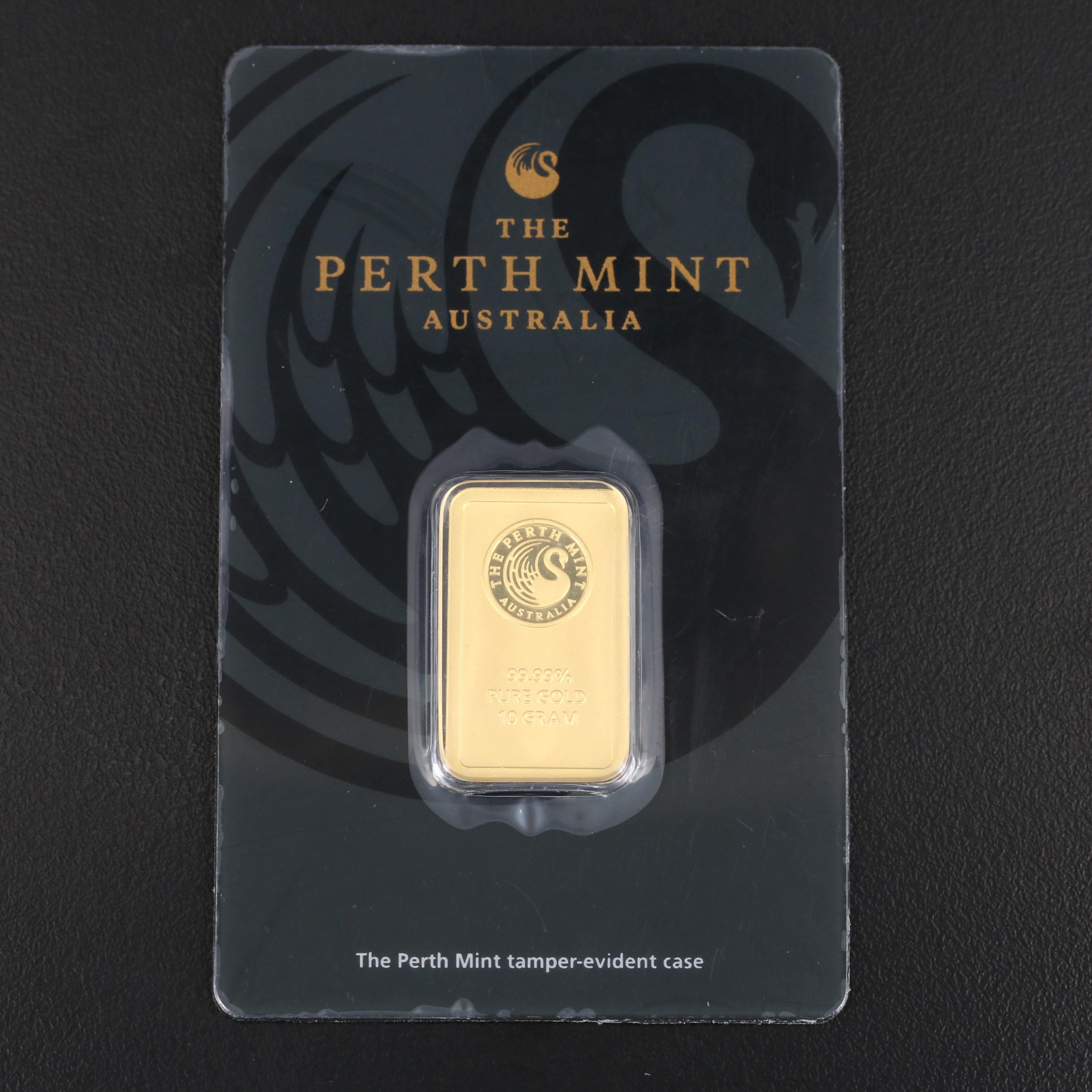 10 Gram .9999 Fine Gold Ingot