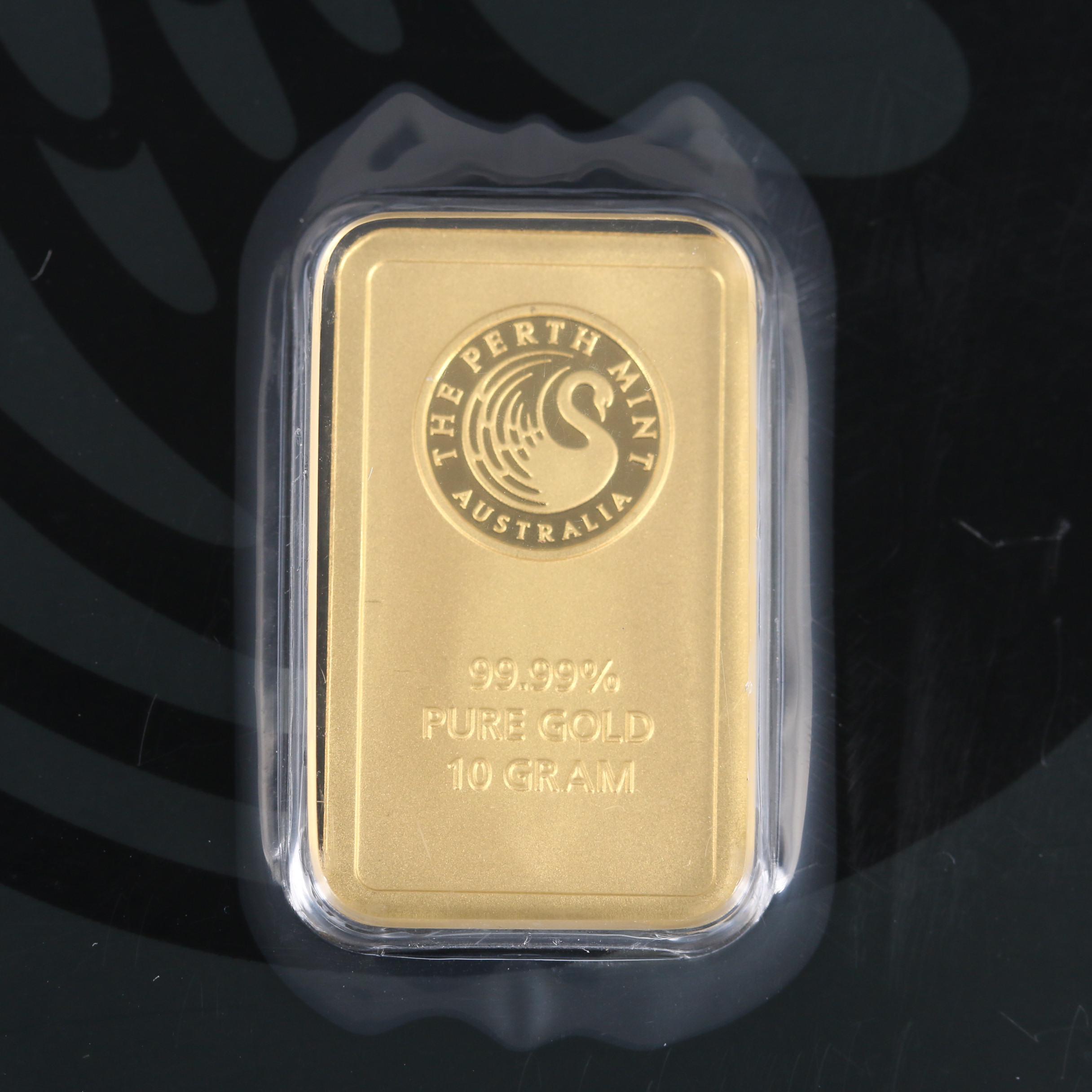 10 Gram .9999 Fine Gold Ingot