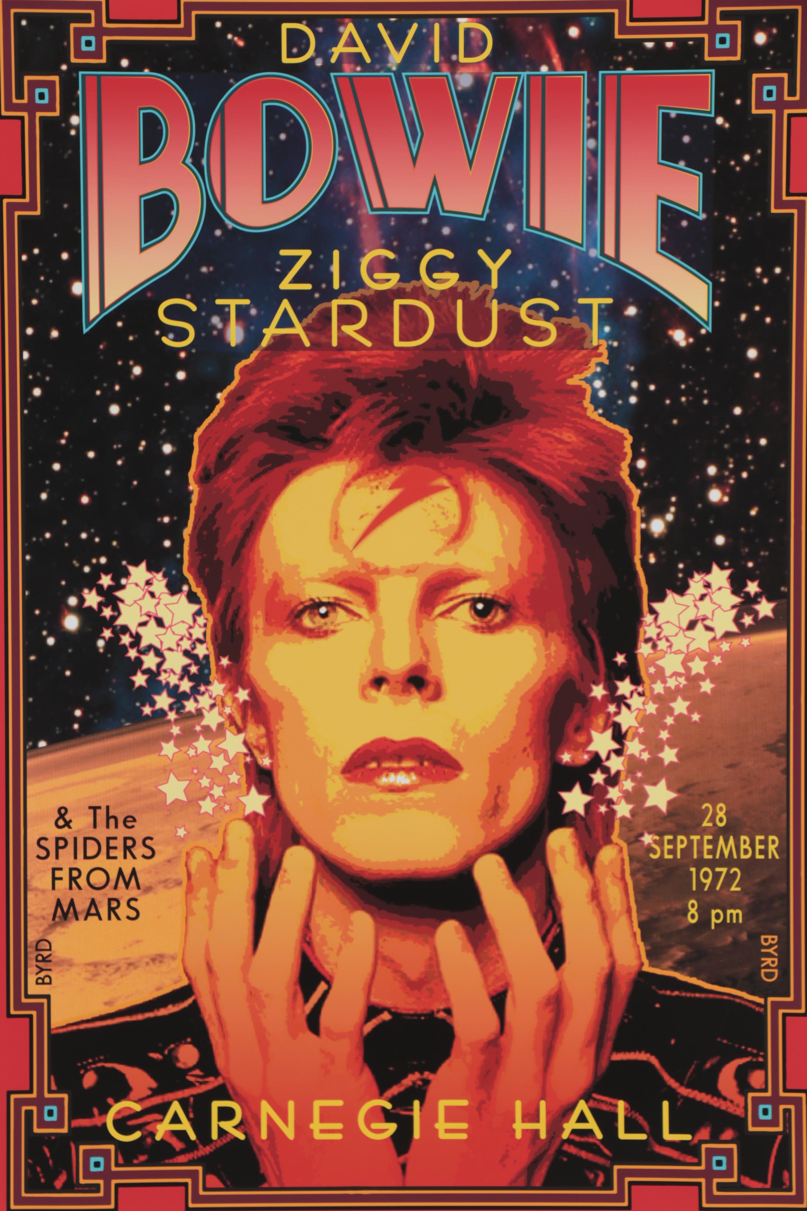David Edward Byrd Giclée "Bowie/Ziggy at Carnegie Hall 1972," 2021