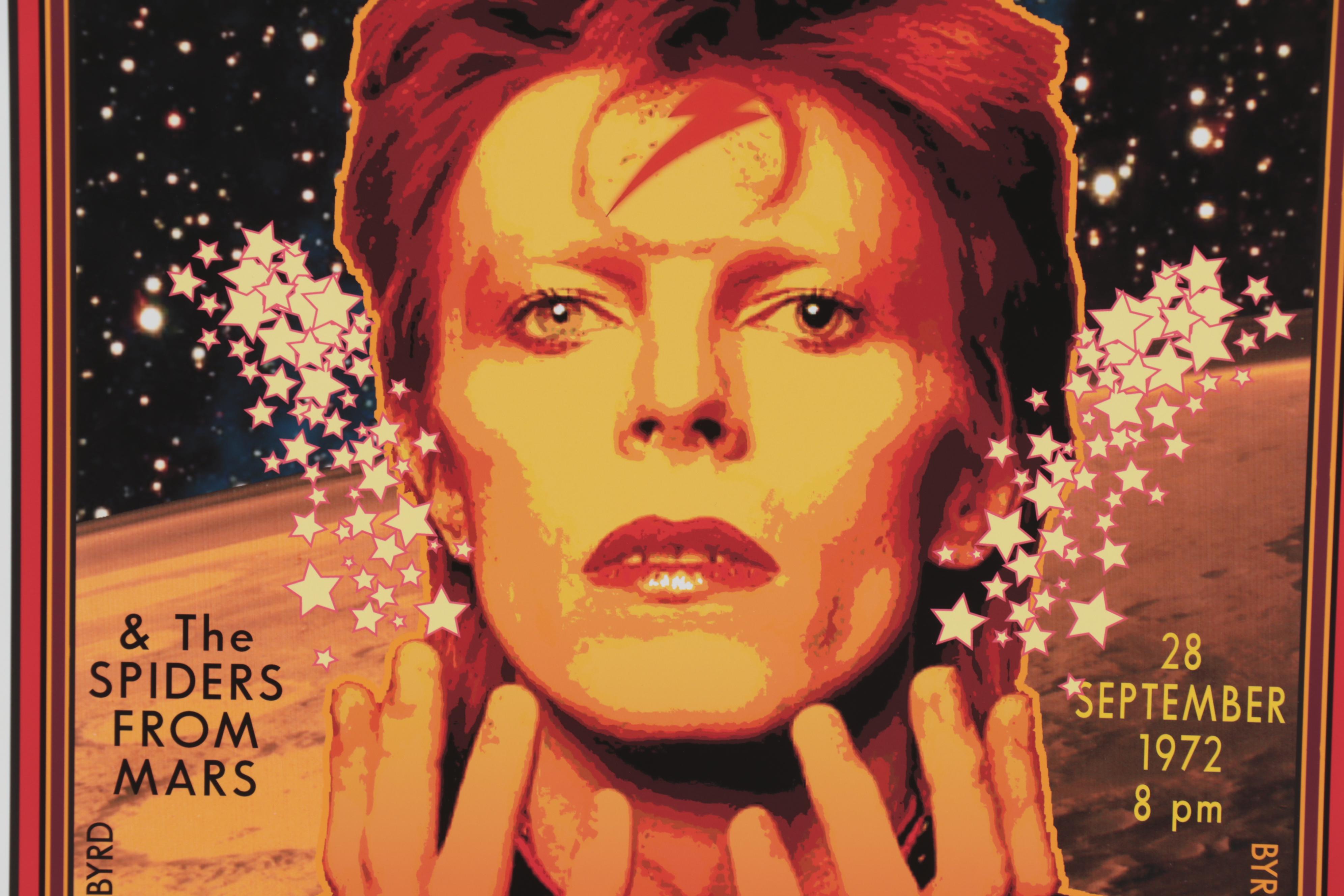 David Edward Byrd Giclée "Bowie/Ziggy at Carnegie Hall 1972," 2021