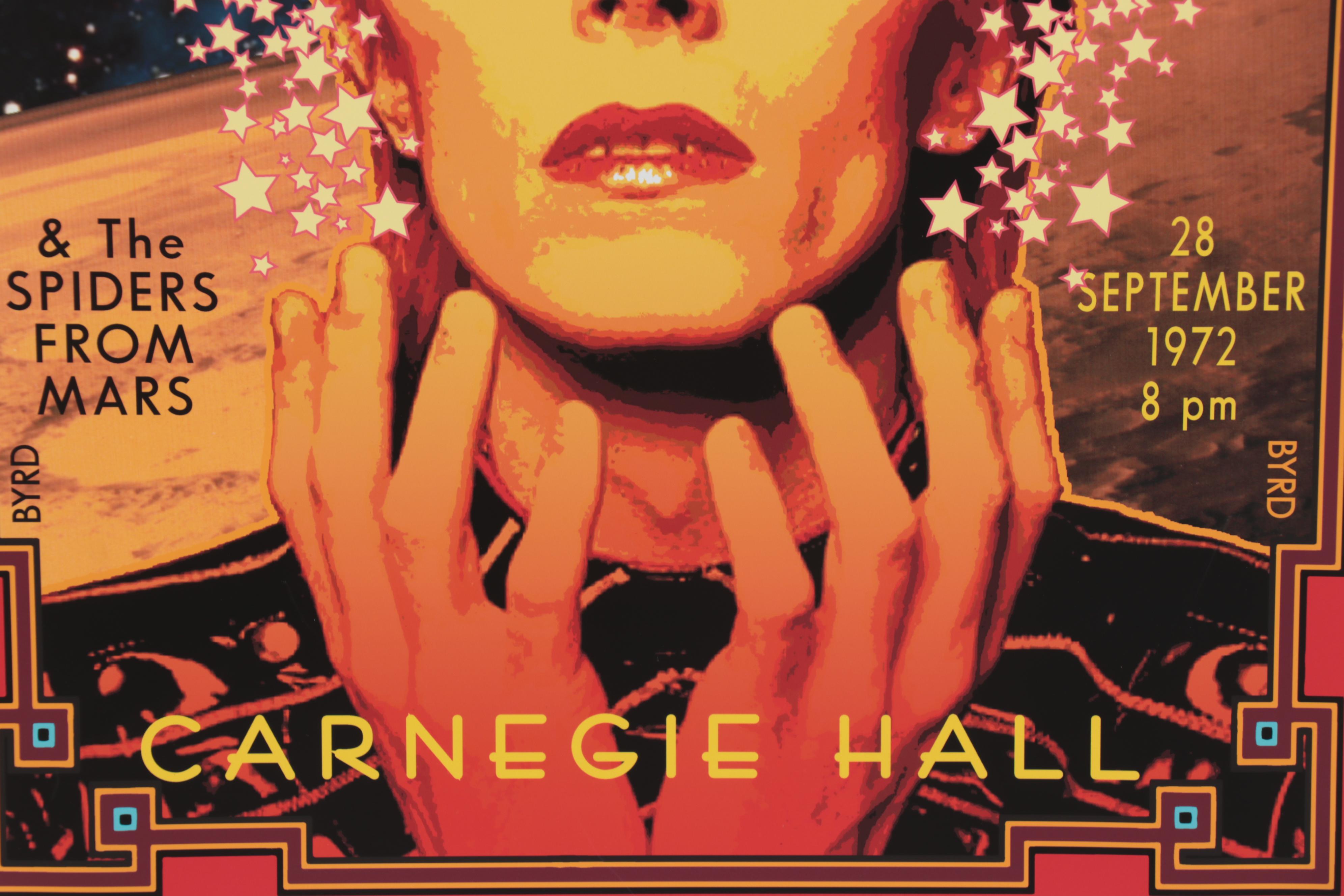 David Edward Byrd Giclée "Bowie/Ziggy at Carnegie Hall 1972," 2021