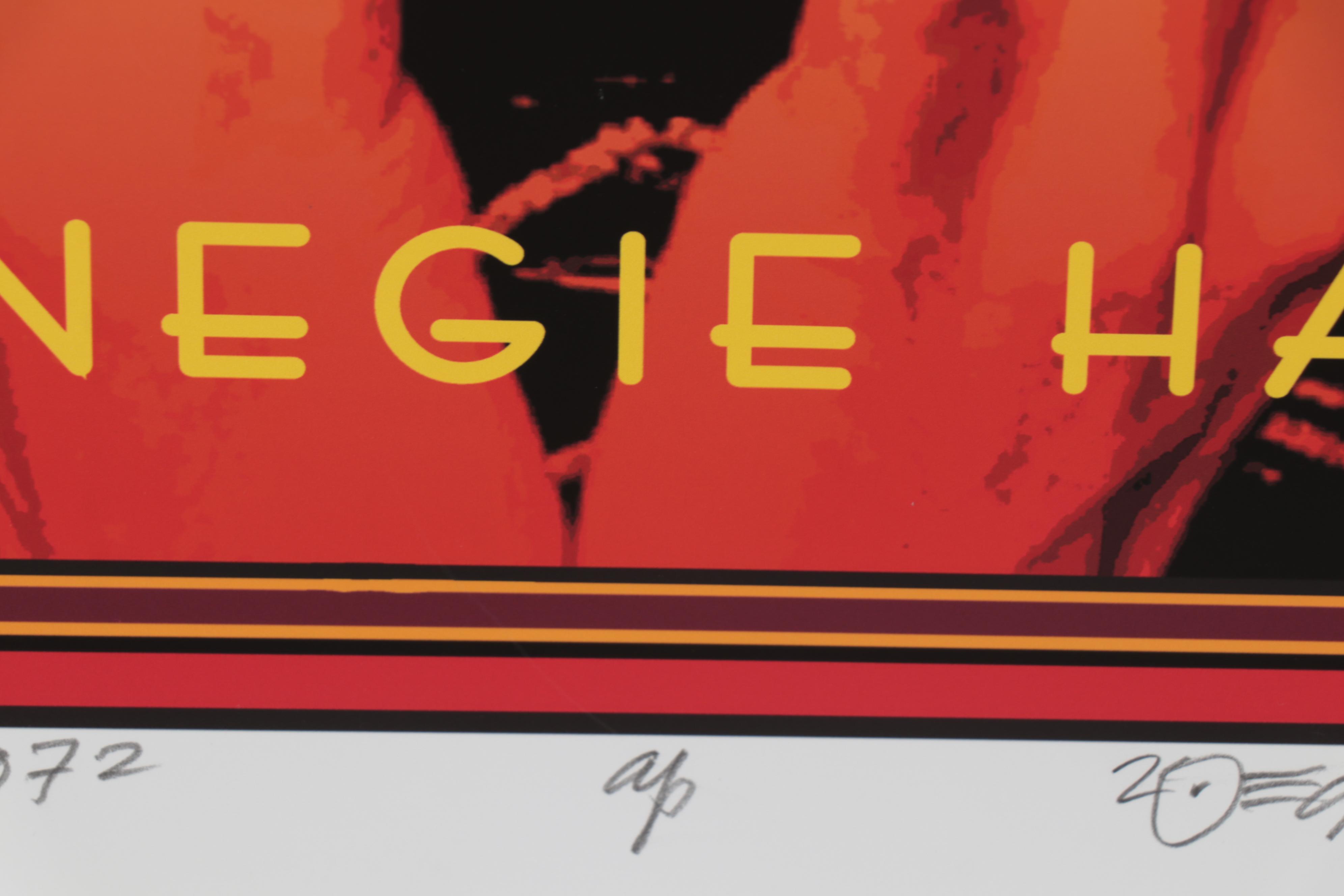 David Edward Byrd Giclée "Bowie/Ziggy at Carnegie Hall 1972," 2021