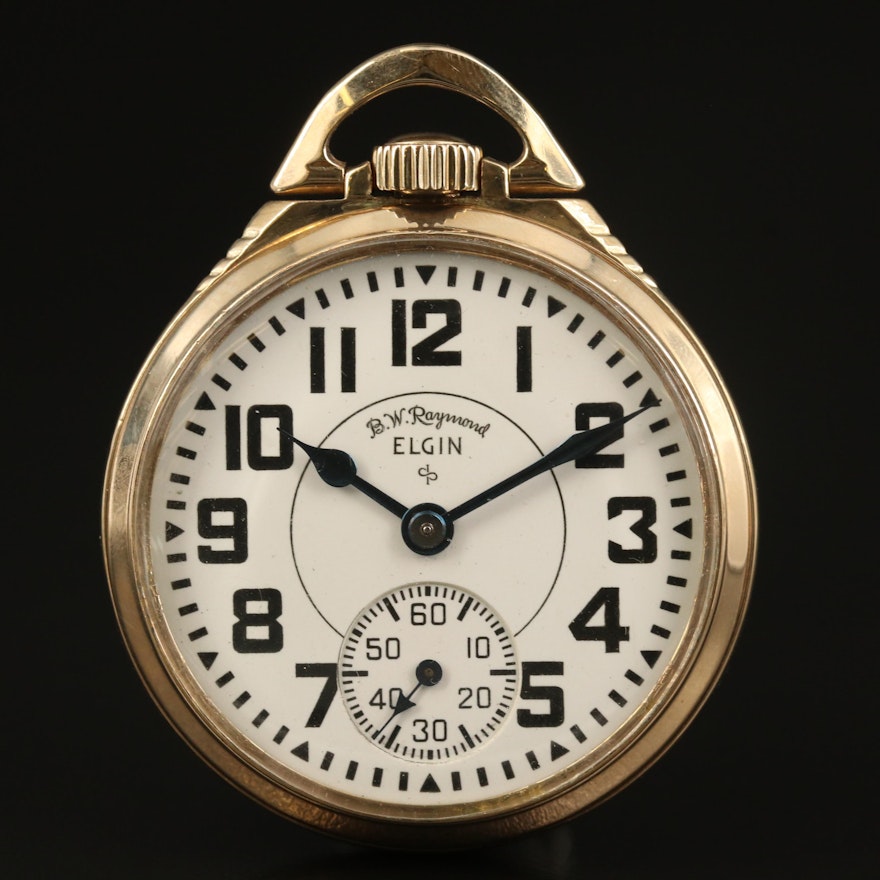 1951 Elgin Gold Filled Railroad Grade Pocket Watch