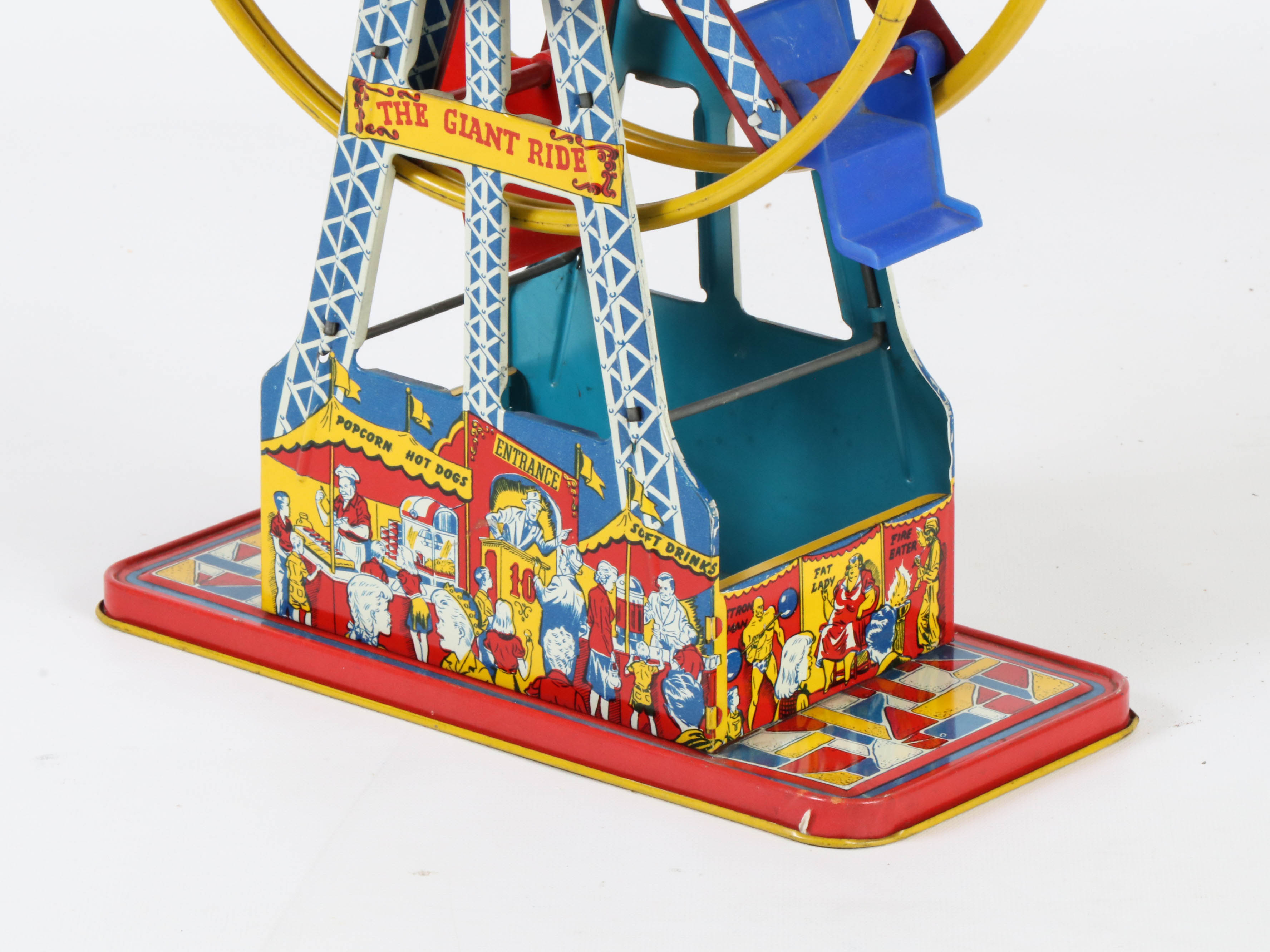 Ohio Art "The Giant Ride" Tin Ferris Wheel, Mid-20th Century