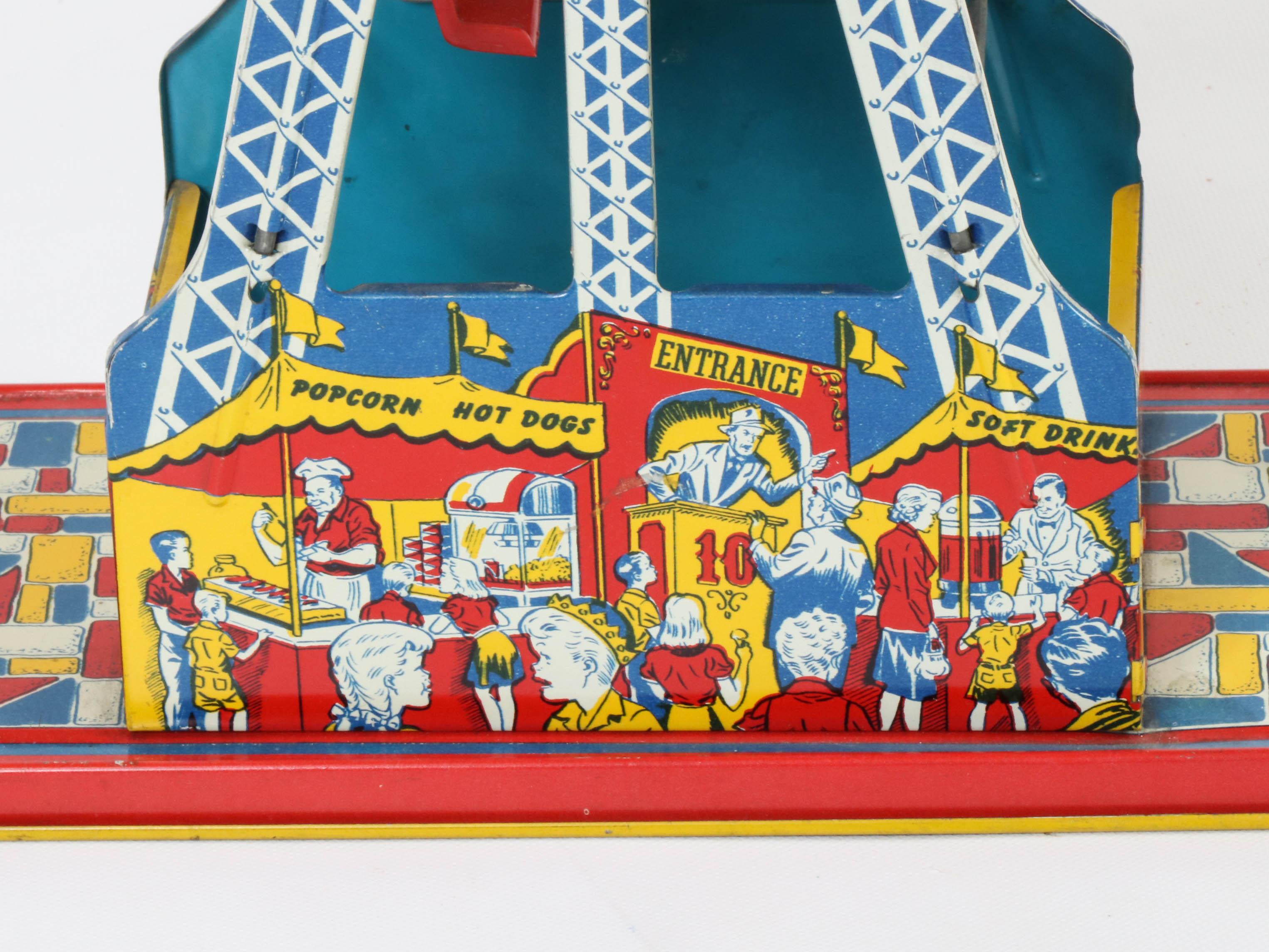 Ohio Art "The Giant Ride" Tin Ferris Wheel, Mid-20th Century