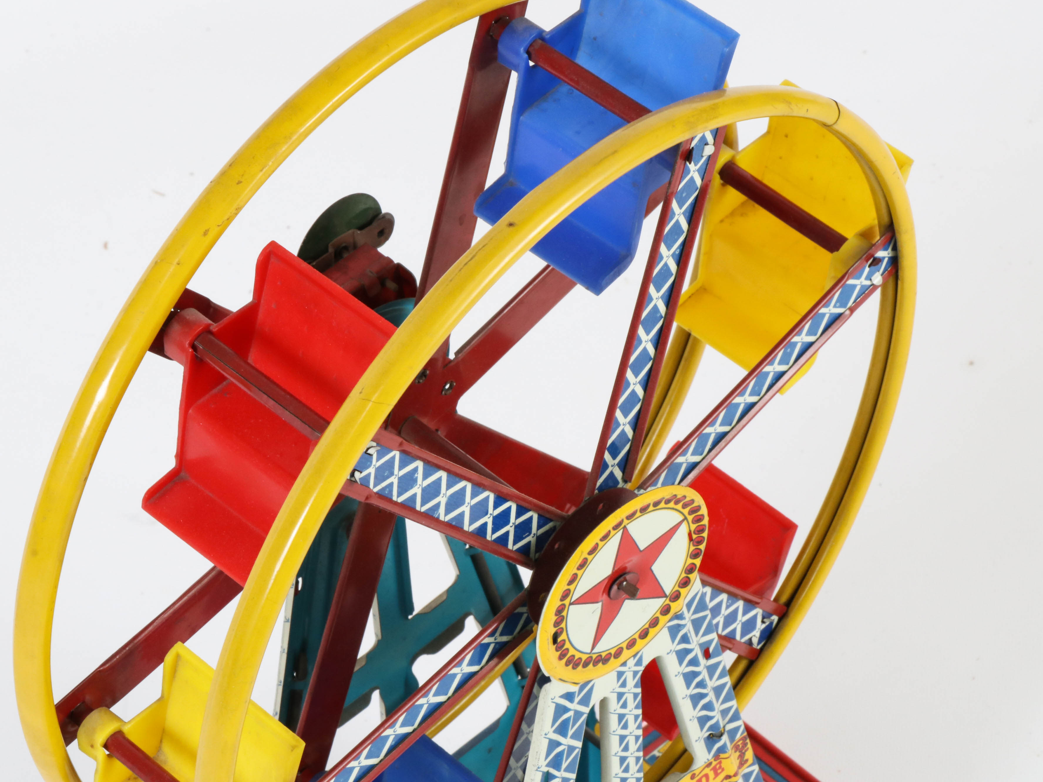 Ohio Art "The Giant Ride" Tin Ferris Wheel, Mid-20th Century