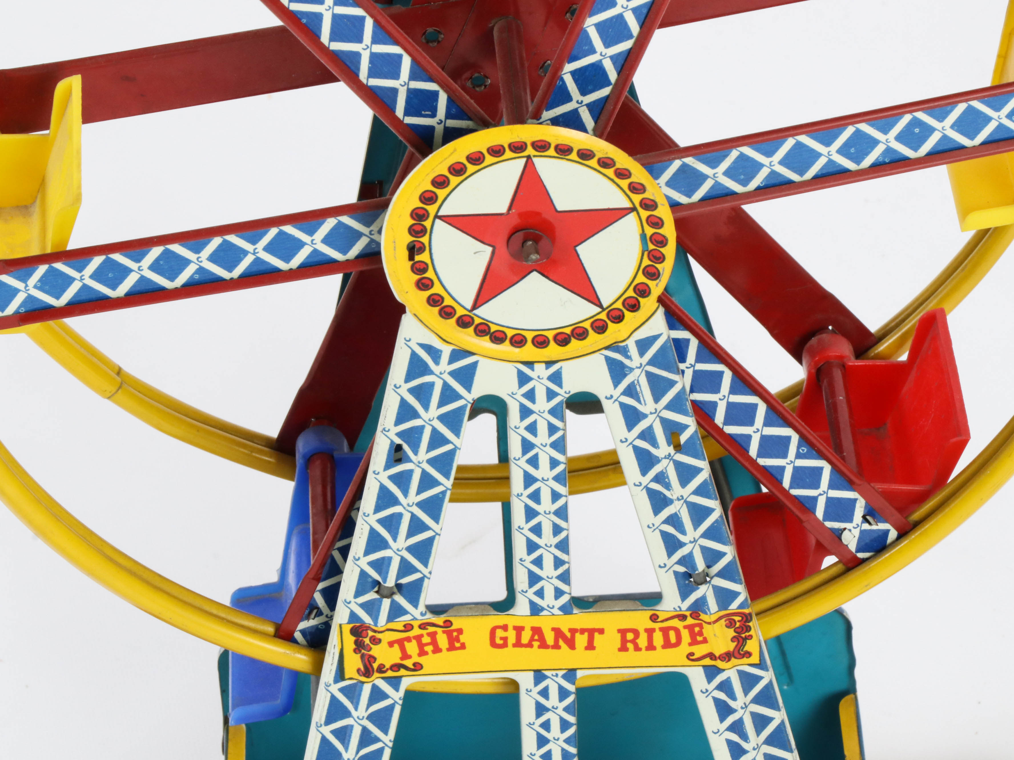 Ohio Art "The Giant Ride" Tin Ferris Wheel, Mid-20th Century